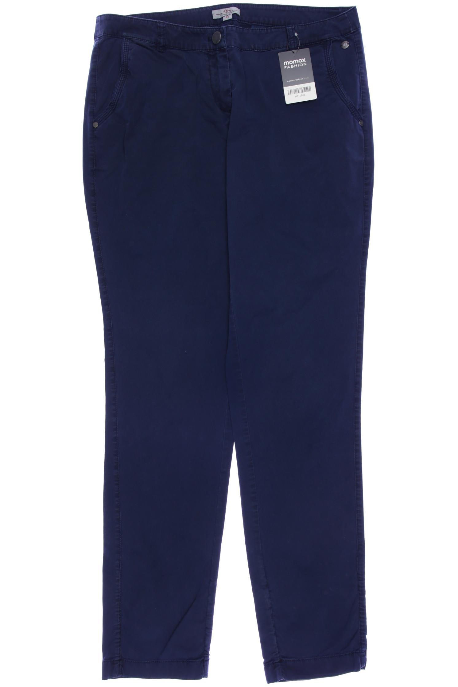 

s.Oliver Damen Stoffhose, marineblau, Gr. 40