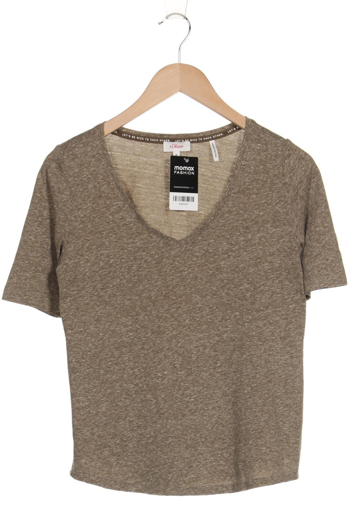 

s.Oliver Damen T-Shirt, beige, Gr. 36