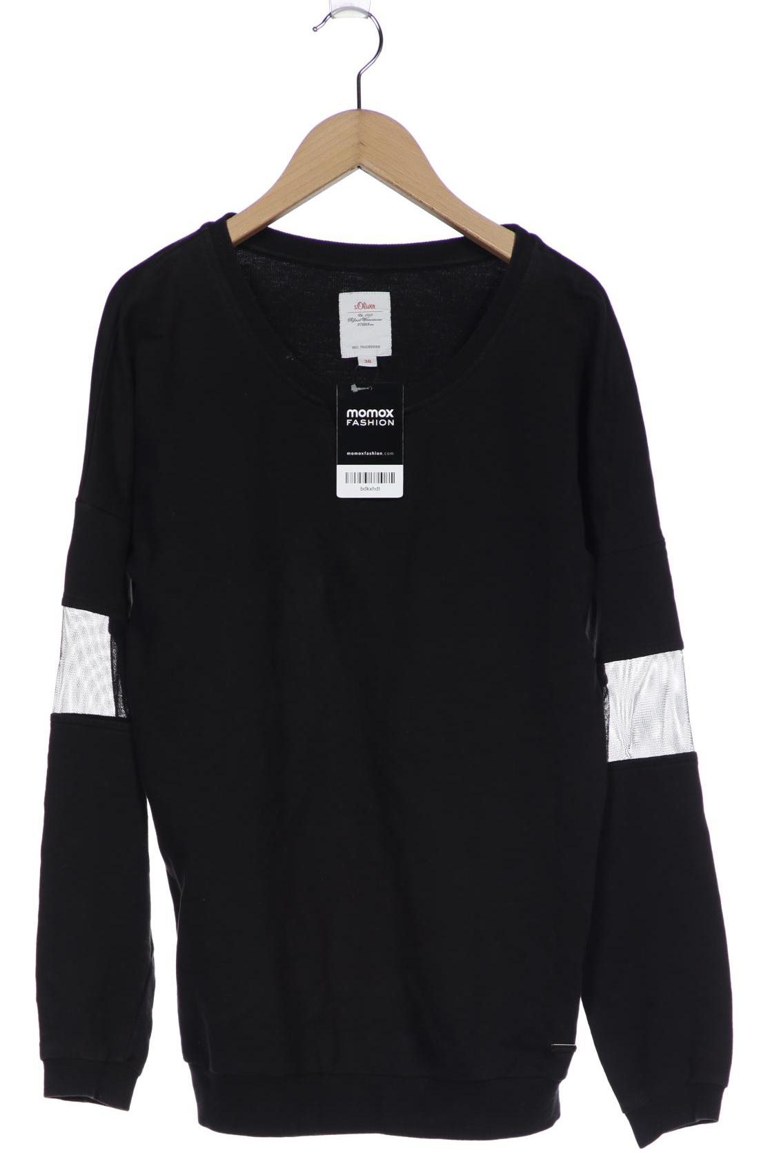 

s.Oliver Damen Sweatshirt, schwarz