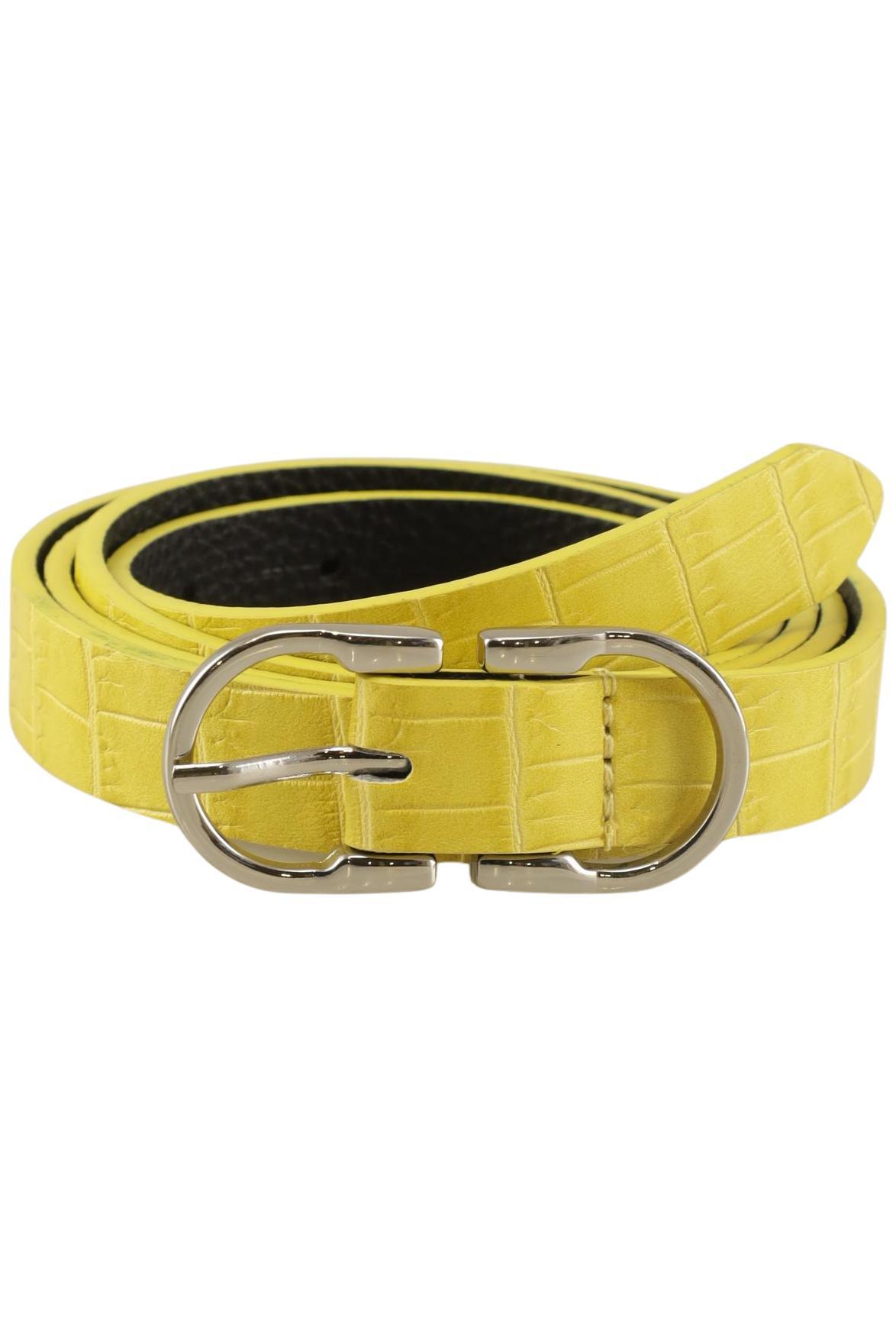 

s.Oliver Damen Gürtel, gelb, Gr. 105