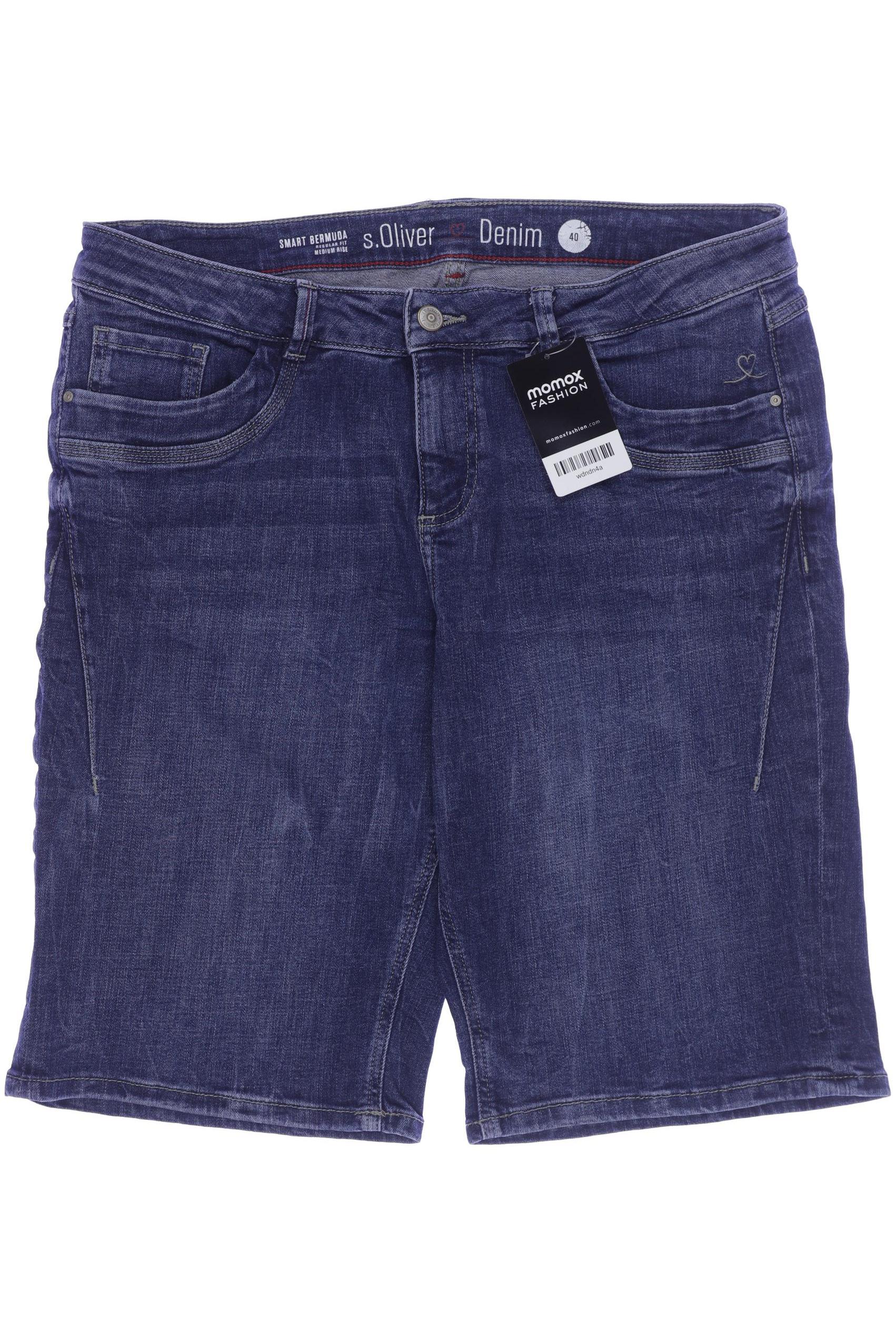 

s.Oliver Damen Shorts, blau, Gr. 40