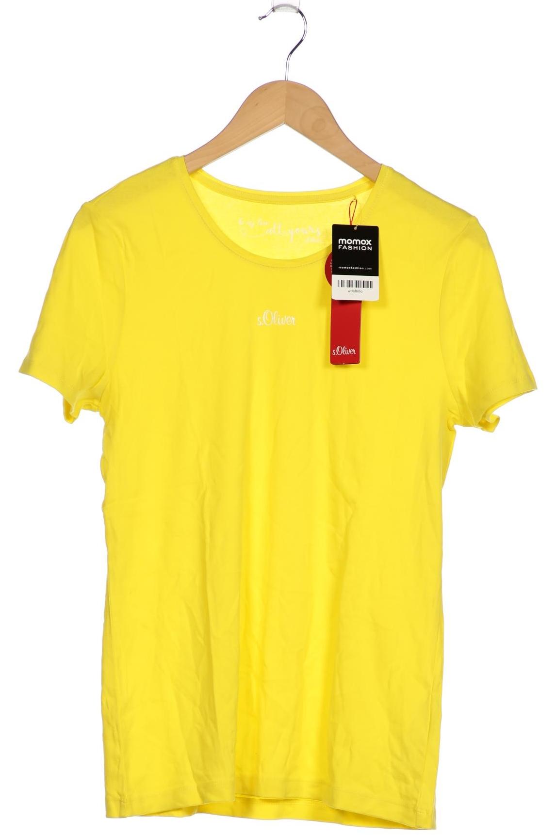 

s.Oliver Damen T-Shirt, gelb, Gr. 44