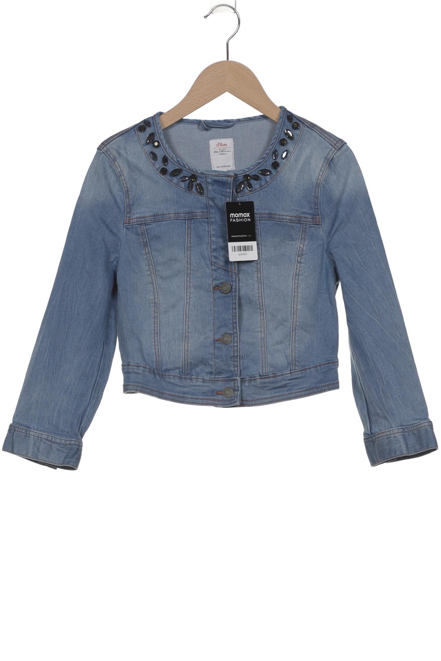 

s.Oliver Damen Jacke, blau, Gr. 36
