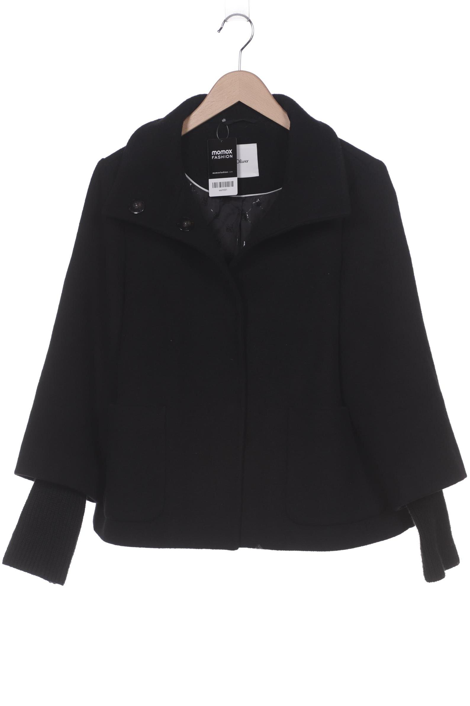 

s.Oliver Damen Jacke, schwarz, Gr. 36