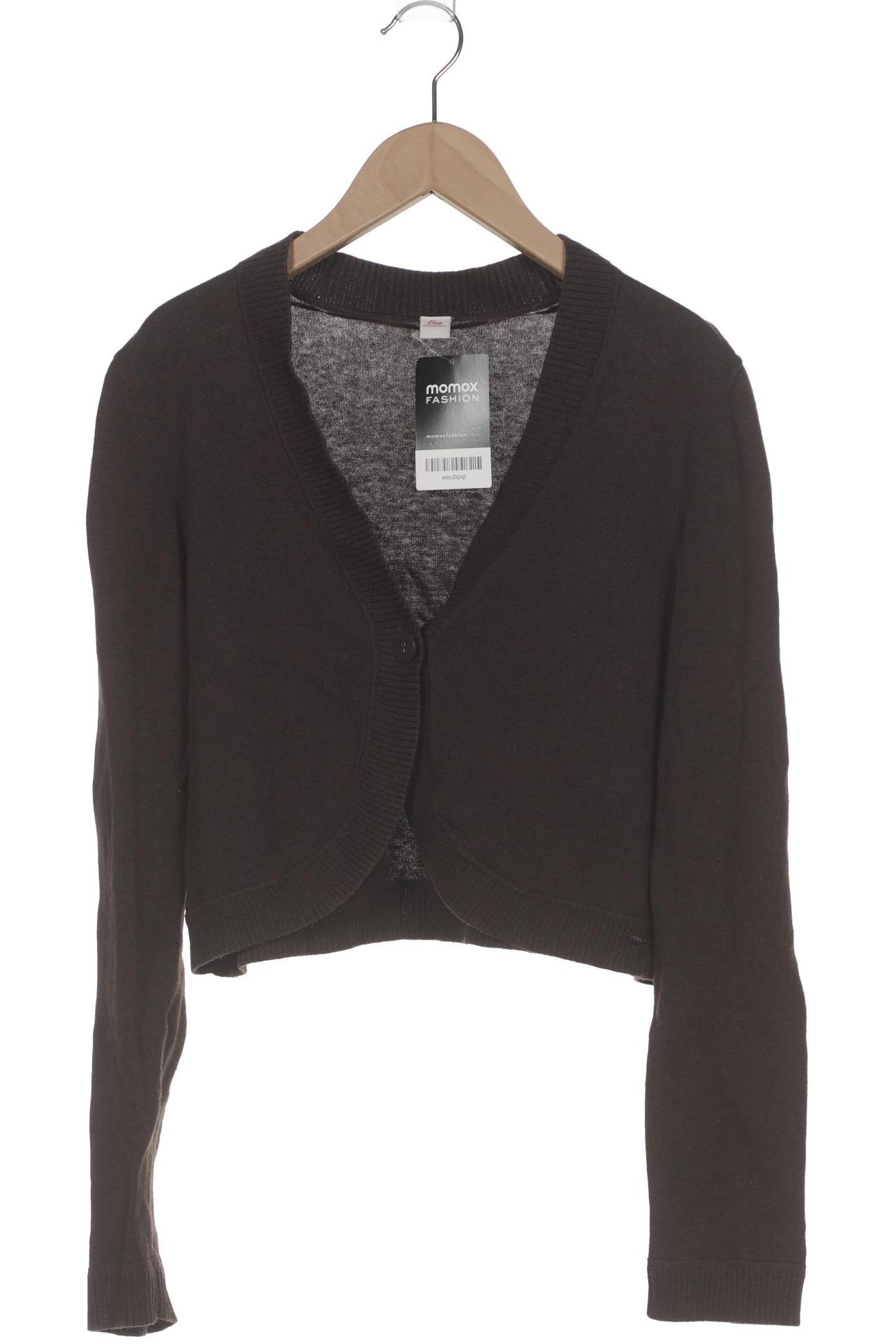 

s.Oliver Damen Strickjacke, braun, Gr. 44