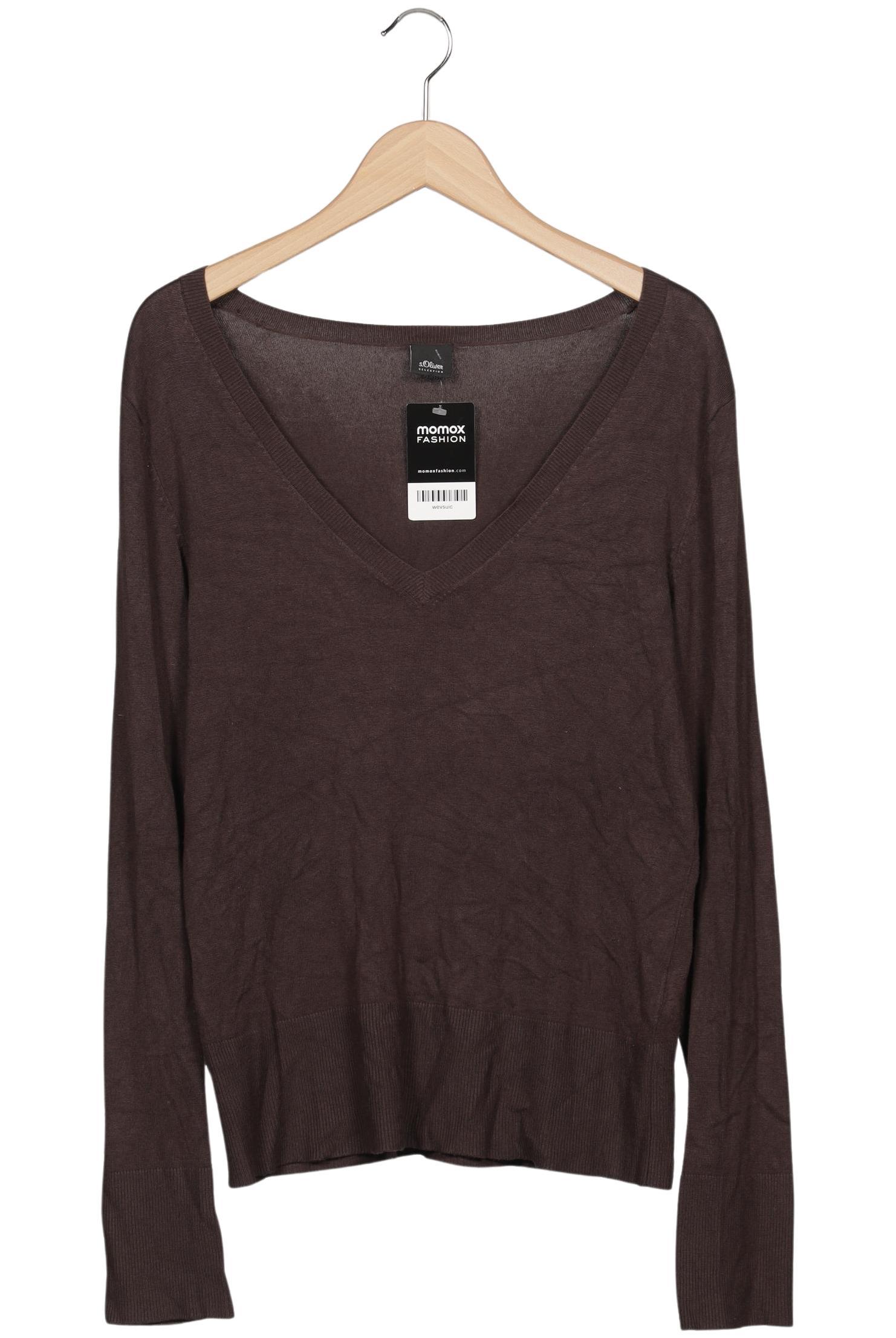 

s.Oliver Damen Pullover, braun, Gr. 40