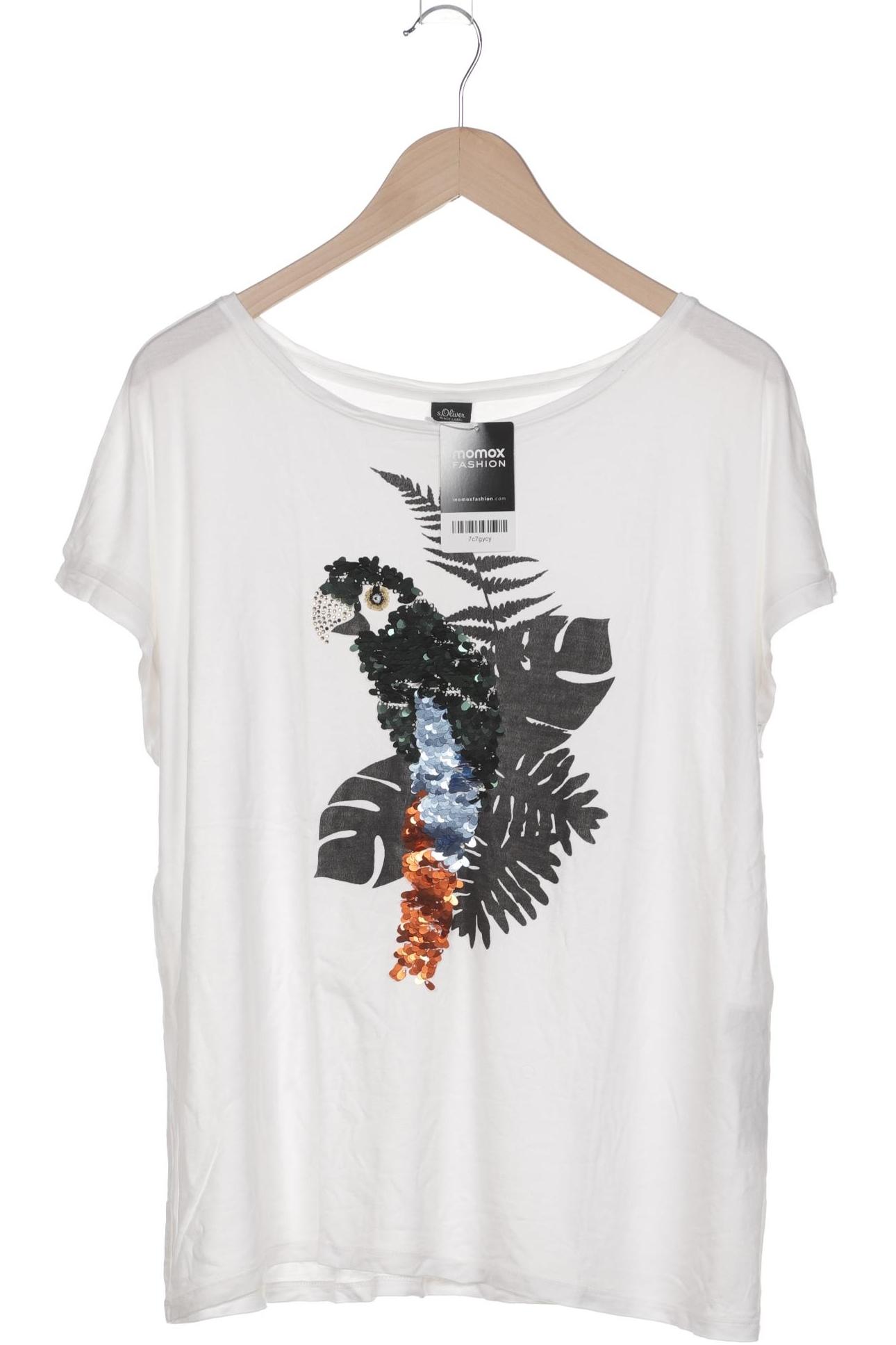 

s.Oliver Damen T-Shirt, weiß, Gr. 44