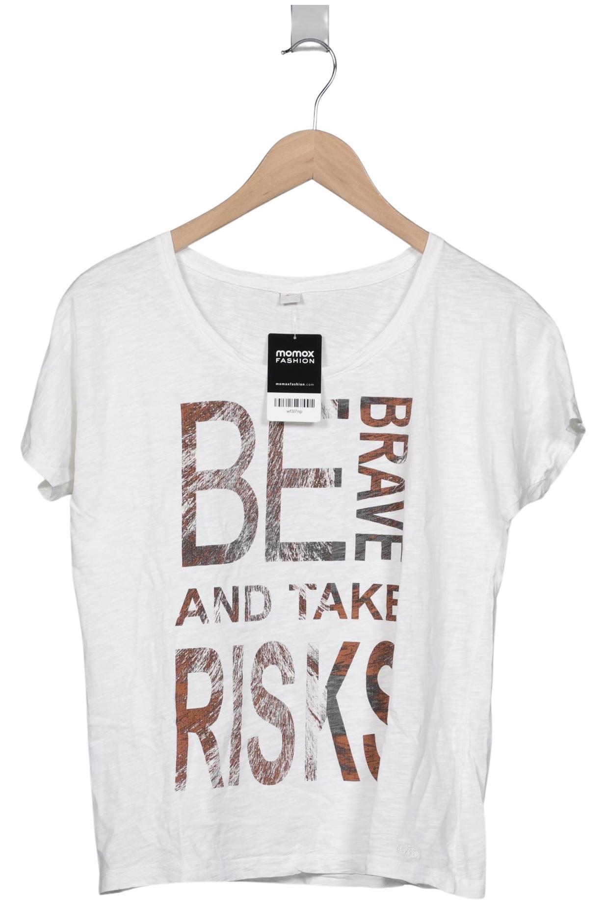 

s.Oliver Damen T-Shirt, weiß, Gr. 36