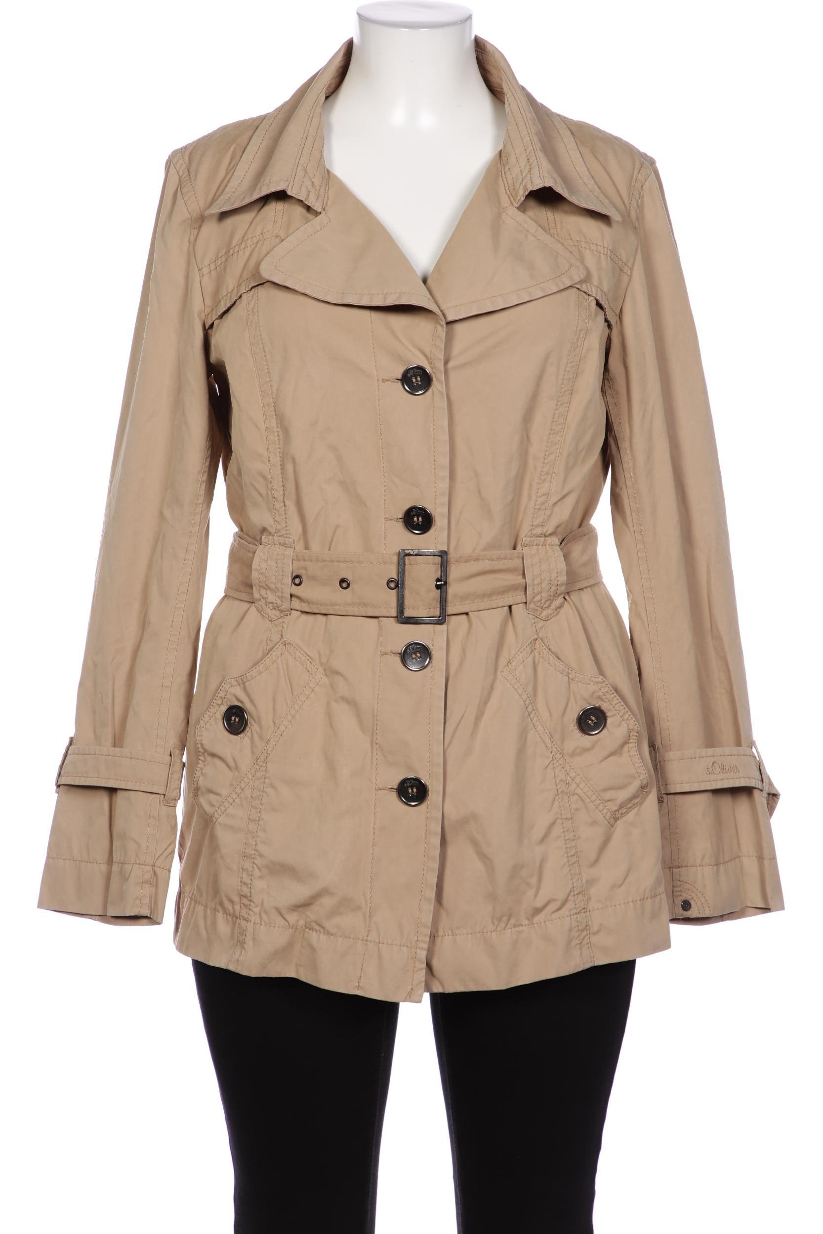 

s.Oliver Damen Mantel, beige, Gr. 42