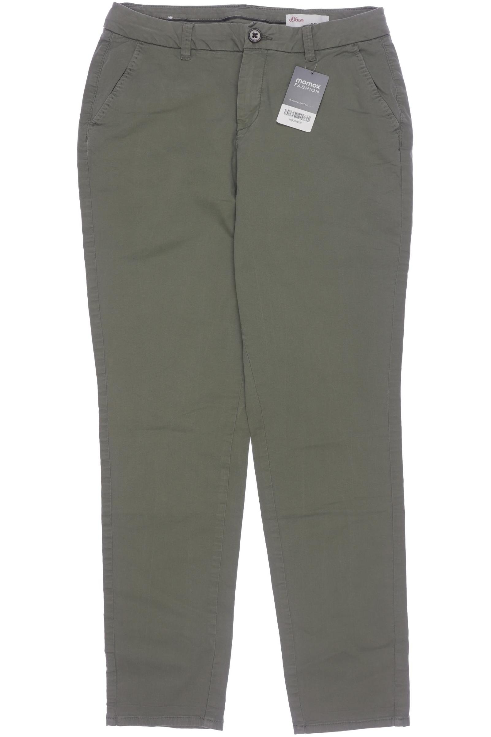 

s.Oliver Damen Stoffhose, grün, Gr. 40