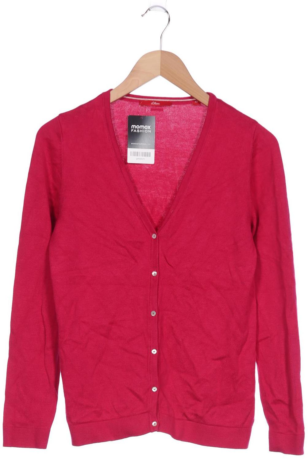 

s.Oliver Damen Strickjacke, pink, Gr. 40