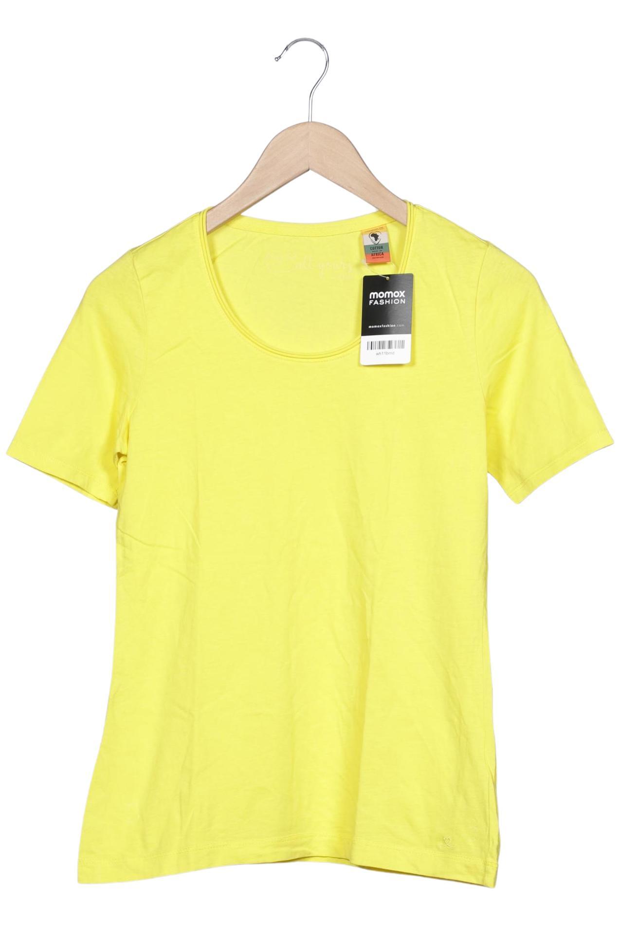 

s.Oliver Damen T-Shirt, gelb, Gr. 38