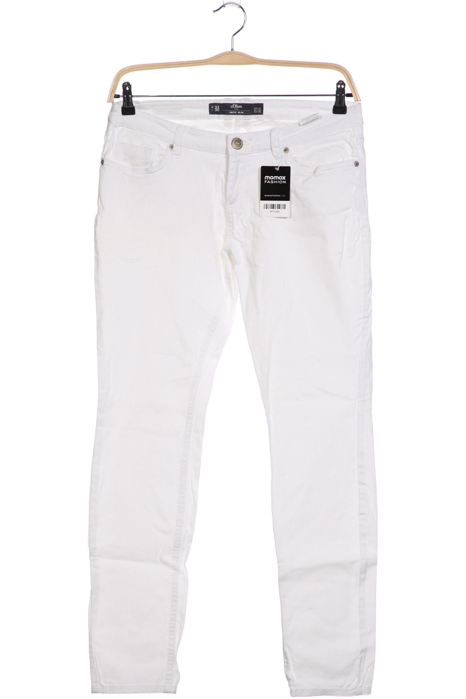 

s.Oliver Damen Jeans, weiß, Gr. 33