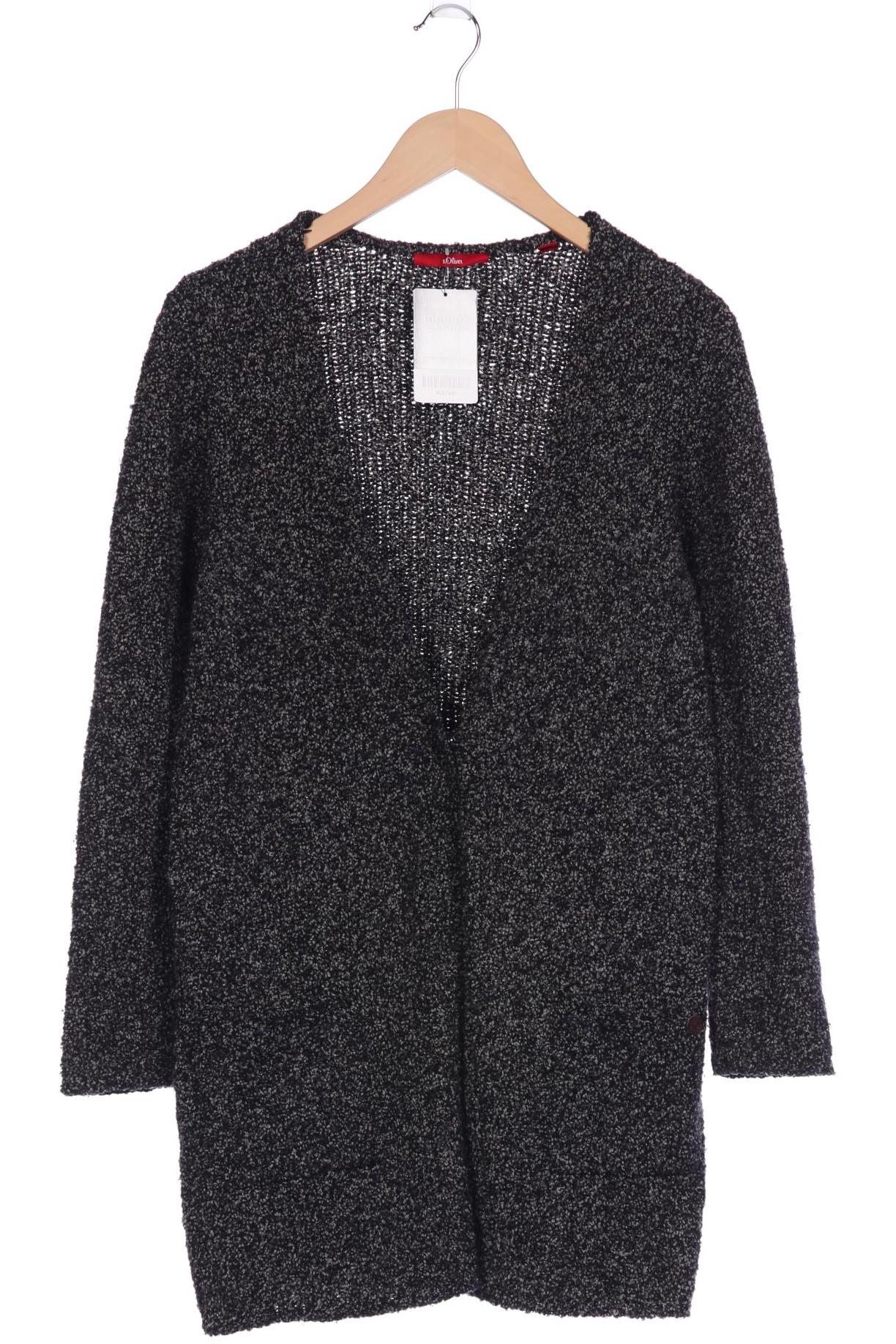 

s.Oliver Damen Strickjacke, grau, Gr. 38