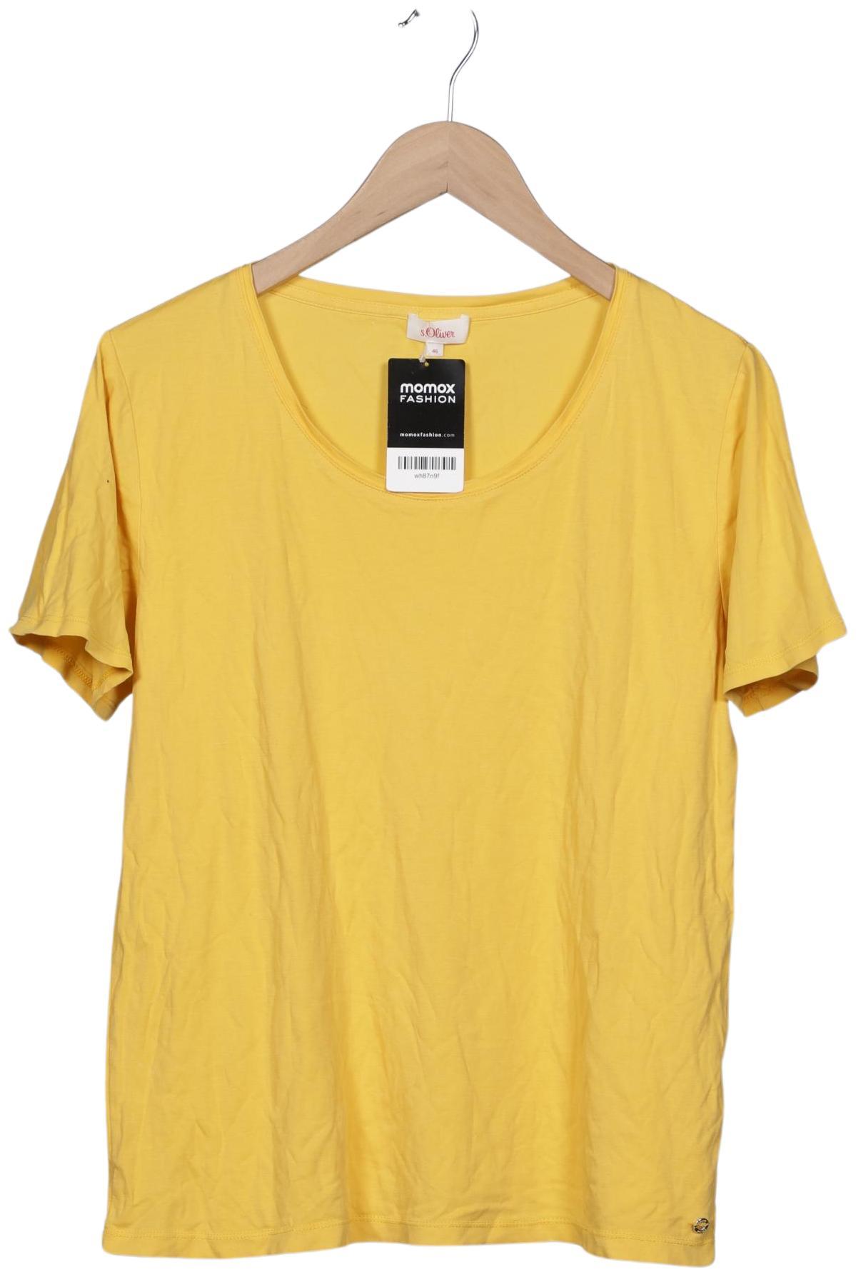 

s.Oliver Damen T-Shirt, gelb, Gr. 46