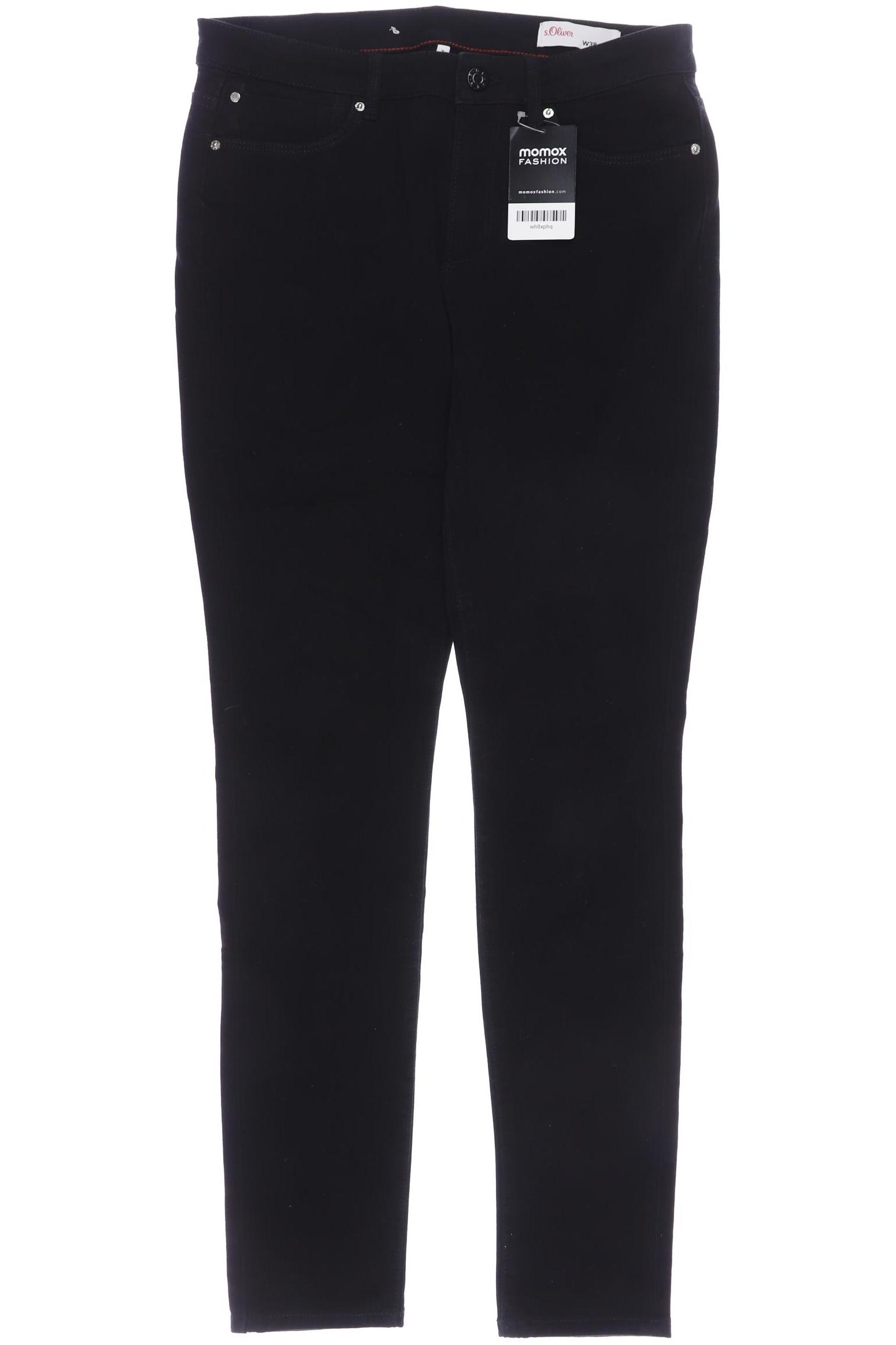 

s.Oliver Damen Jeans, schwarz