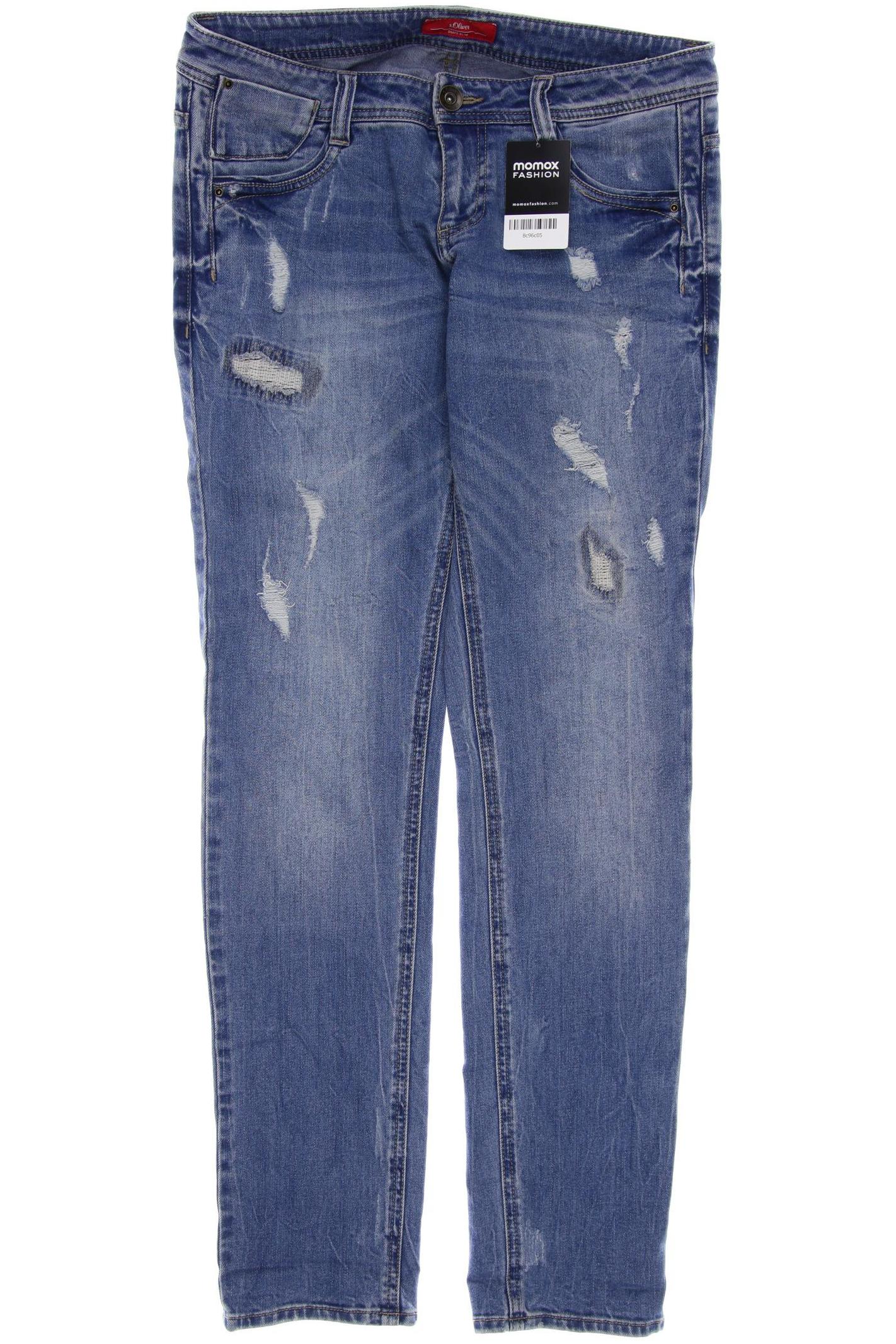 

s.Oliver Damen Jeans, blau