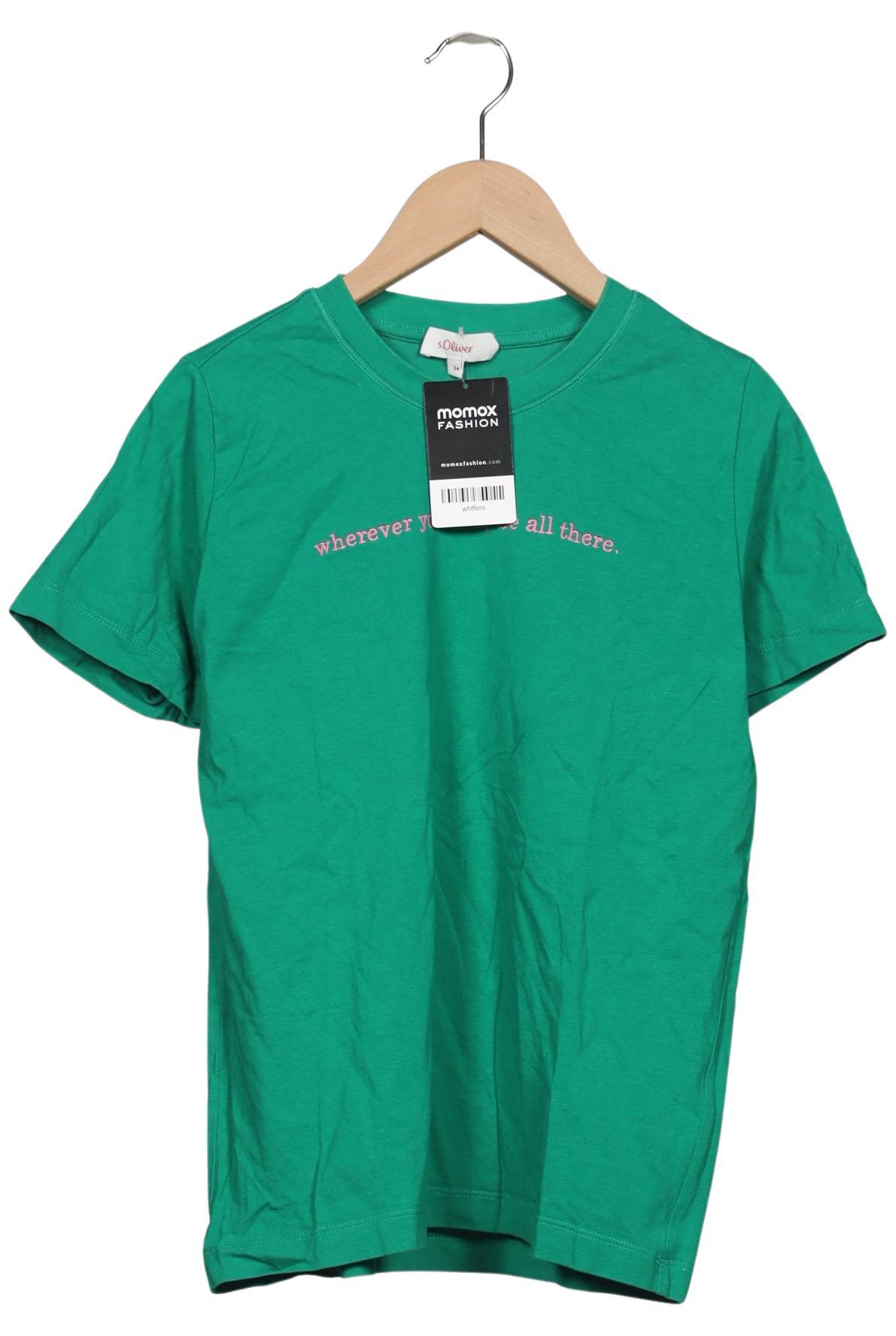 

s.Oliver Damen T-Shirt, grün, Gr. 34