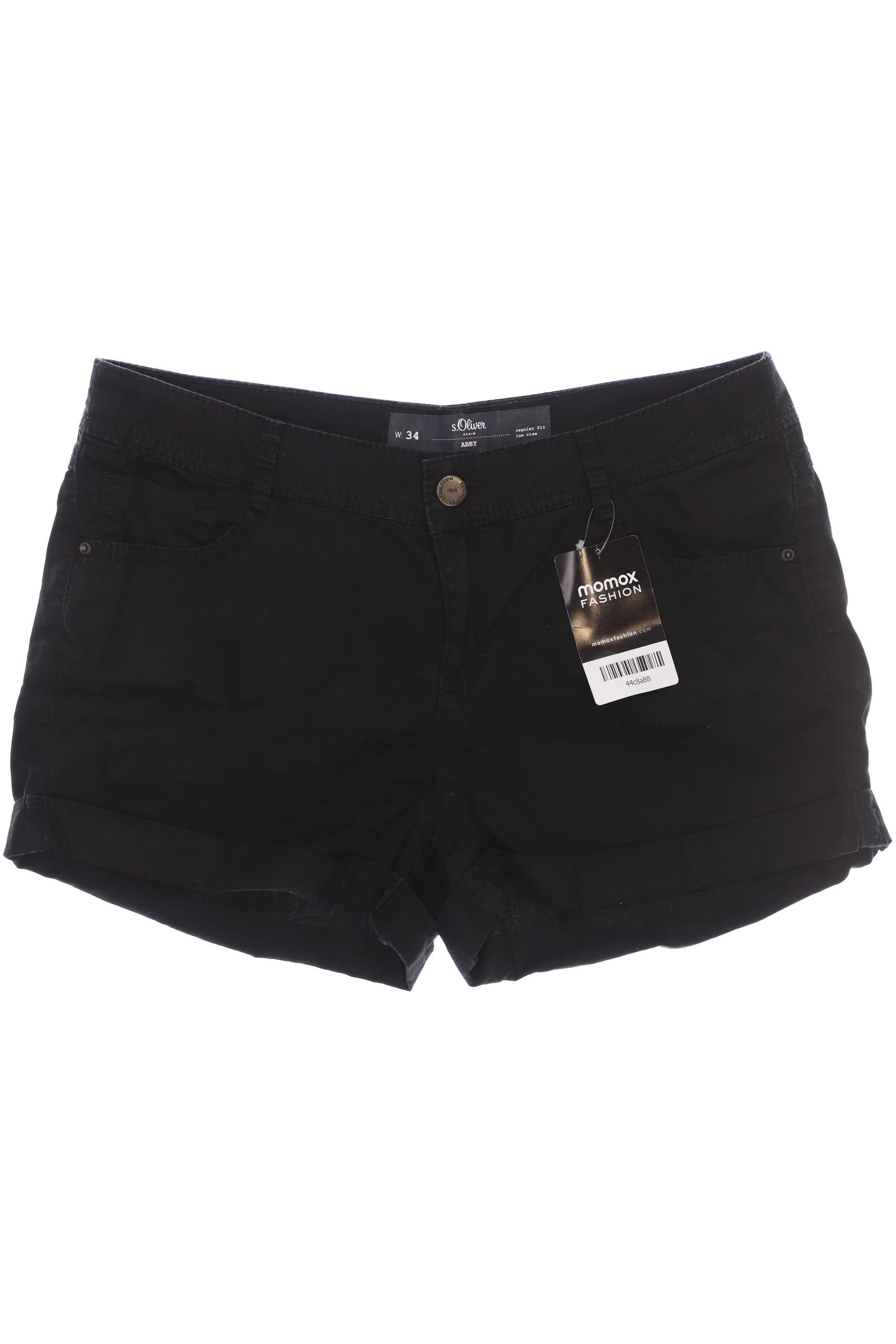 

s.Oliver Damen Shorts, schwarz