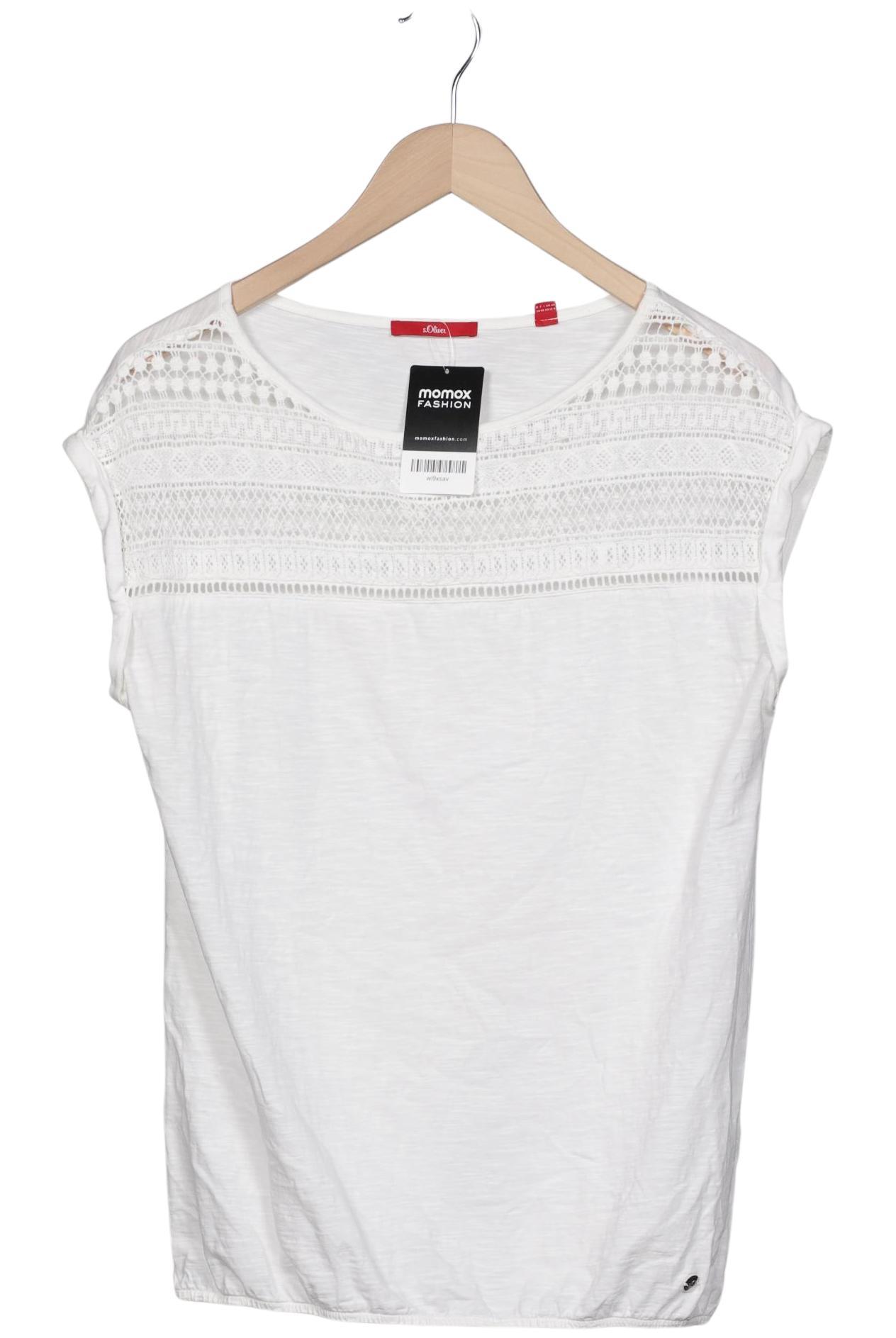 

s.Oliver Damen T-Shirt, weiß, Gr. 38