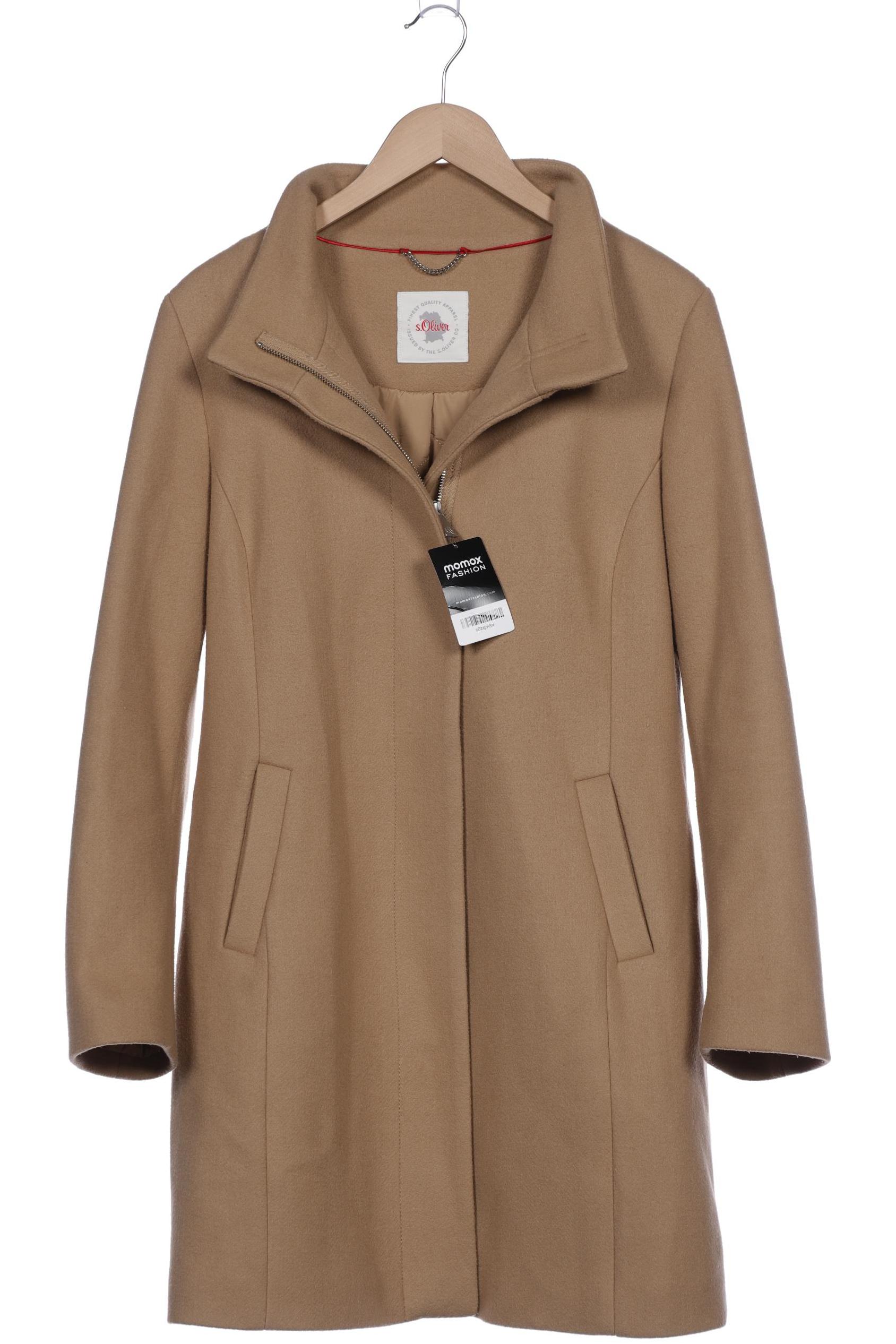 

s.Oliver Damen Mantel, beige, Gr. 40