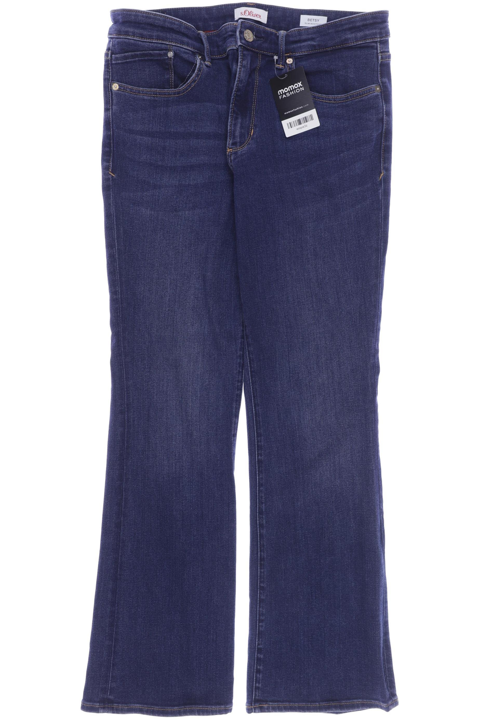 

s.Oliver Damen Jeans, marineblau