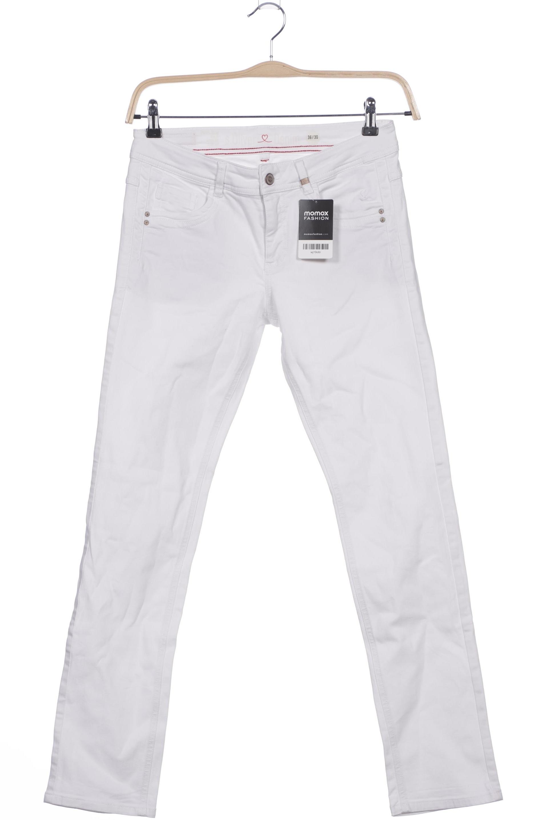 

s.Oliver Damen Jeans, weiß, Gr. 36