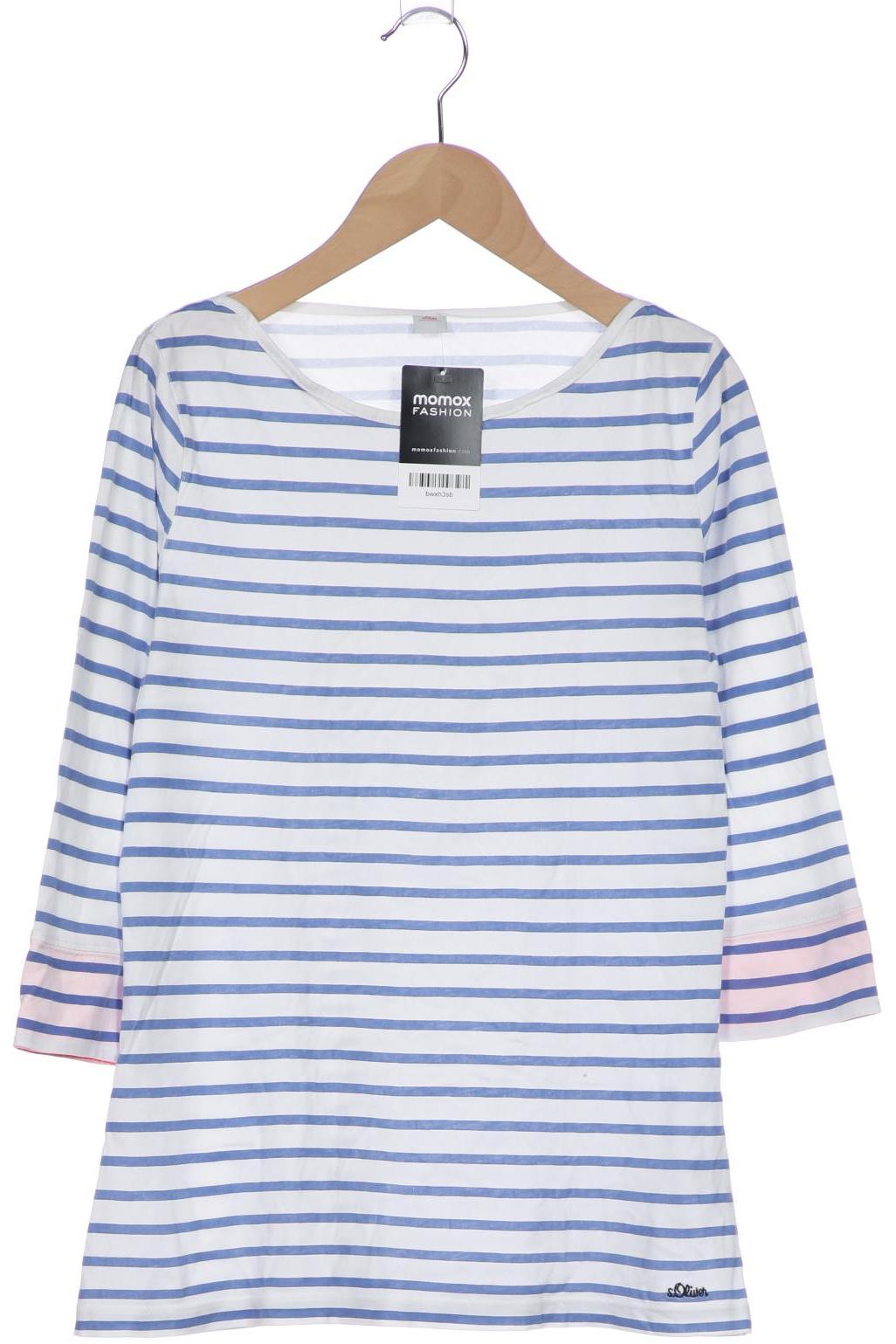 

s.Oliver Damen Langarmshirt, weiß, Gr. 38