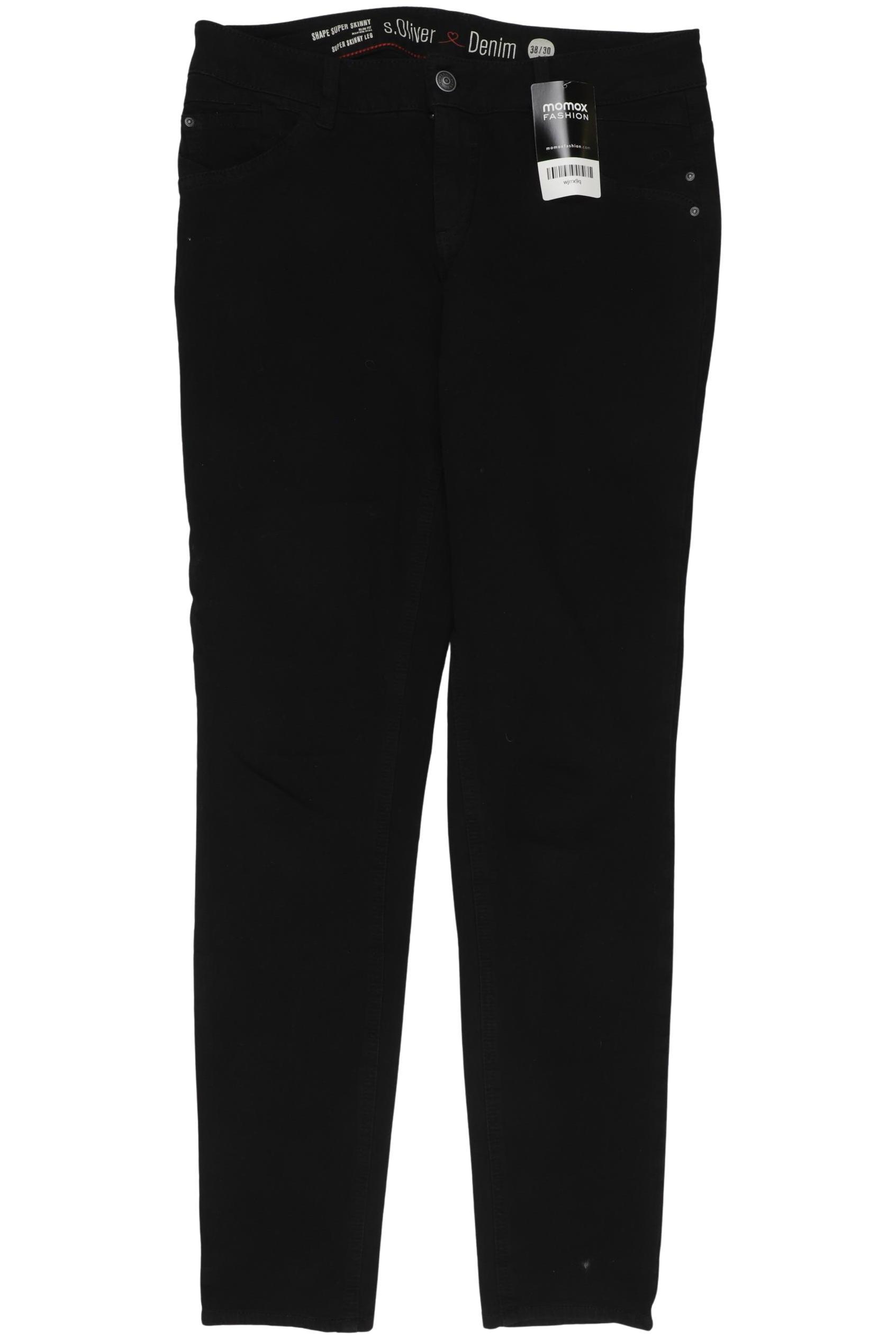 

s.Oliver Damen Jeans, schwarz, Gr. 38