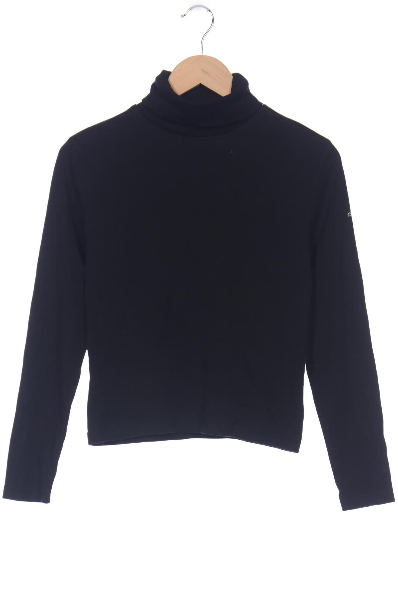 

s.Oliver Damen Langarmshirt, schwarz, Gr. 38