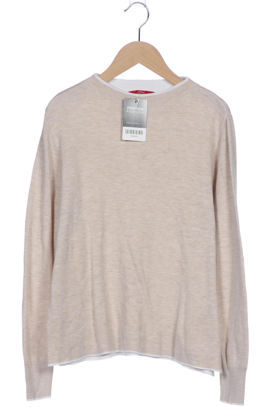 

s.Oliver Damen Pullover, beige, Gr. 38