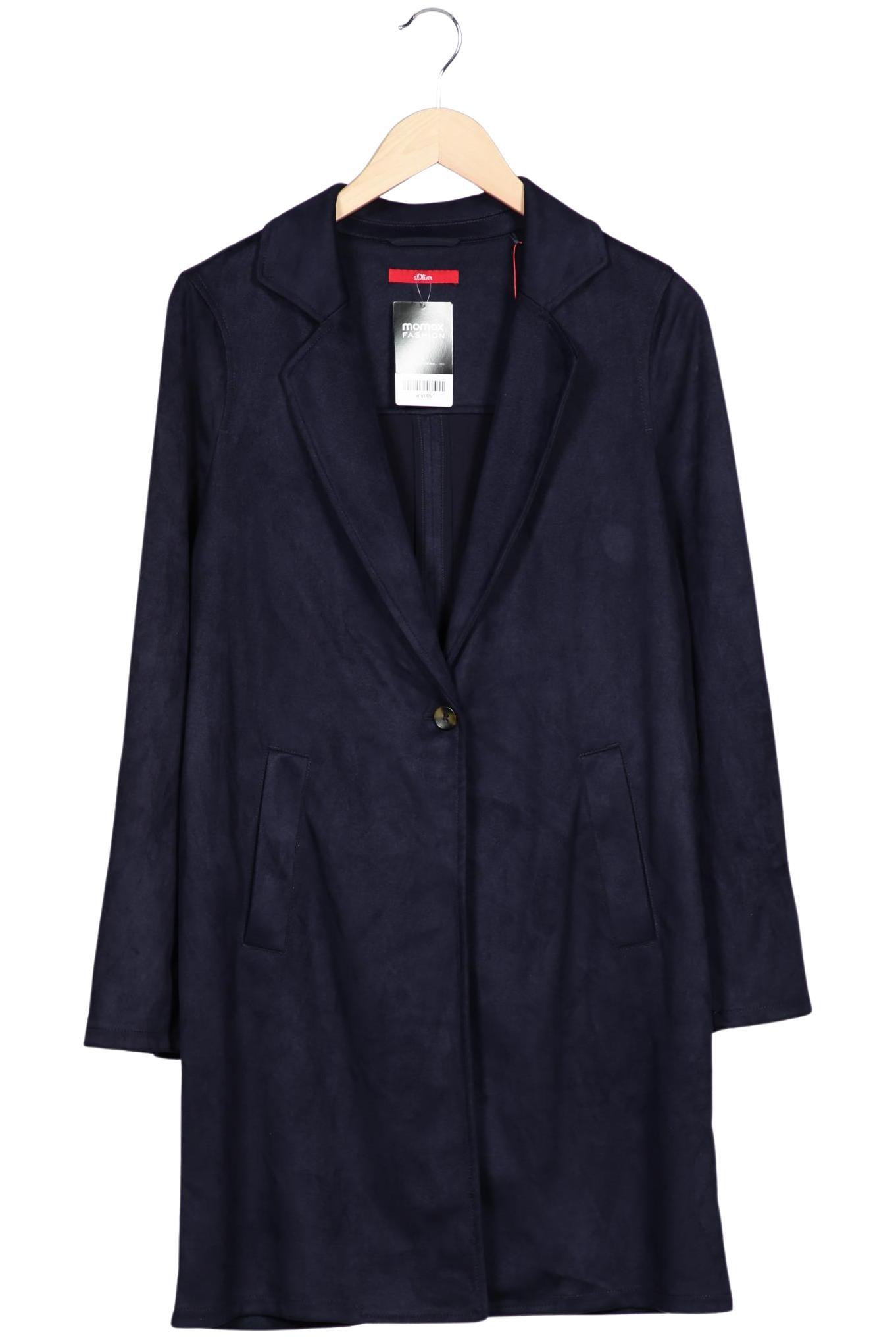 

s.Oliver Damen Mantel, marineblau, Gr. 42