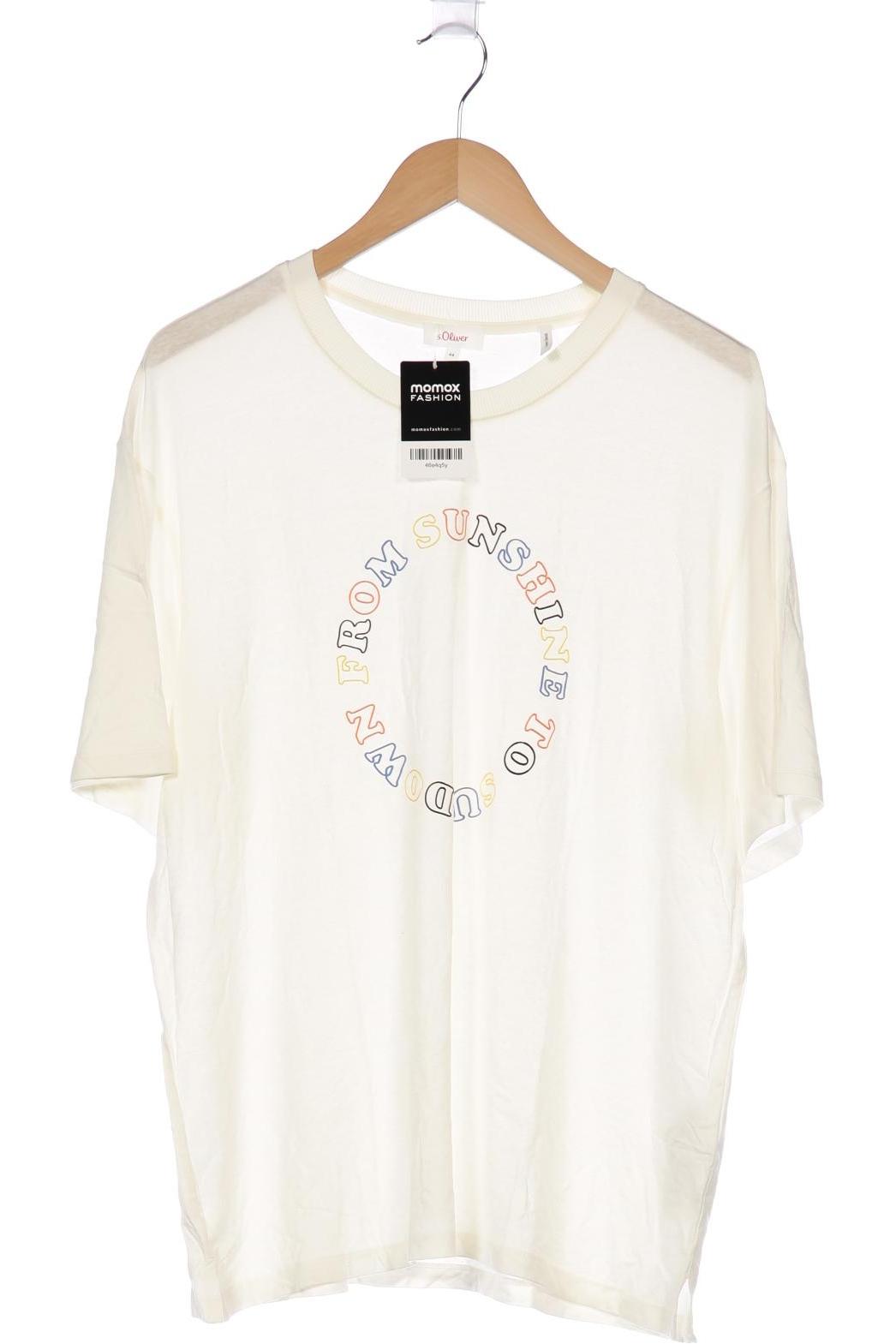 

s.Oliver Damen T-Shirt, weiß, Gr. 44