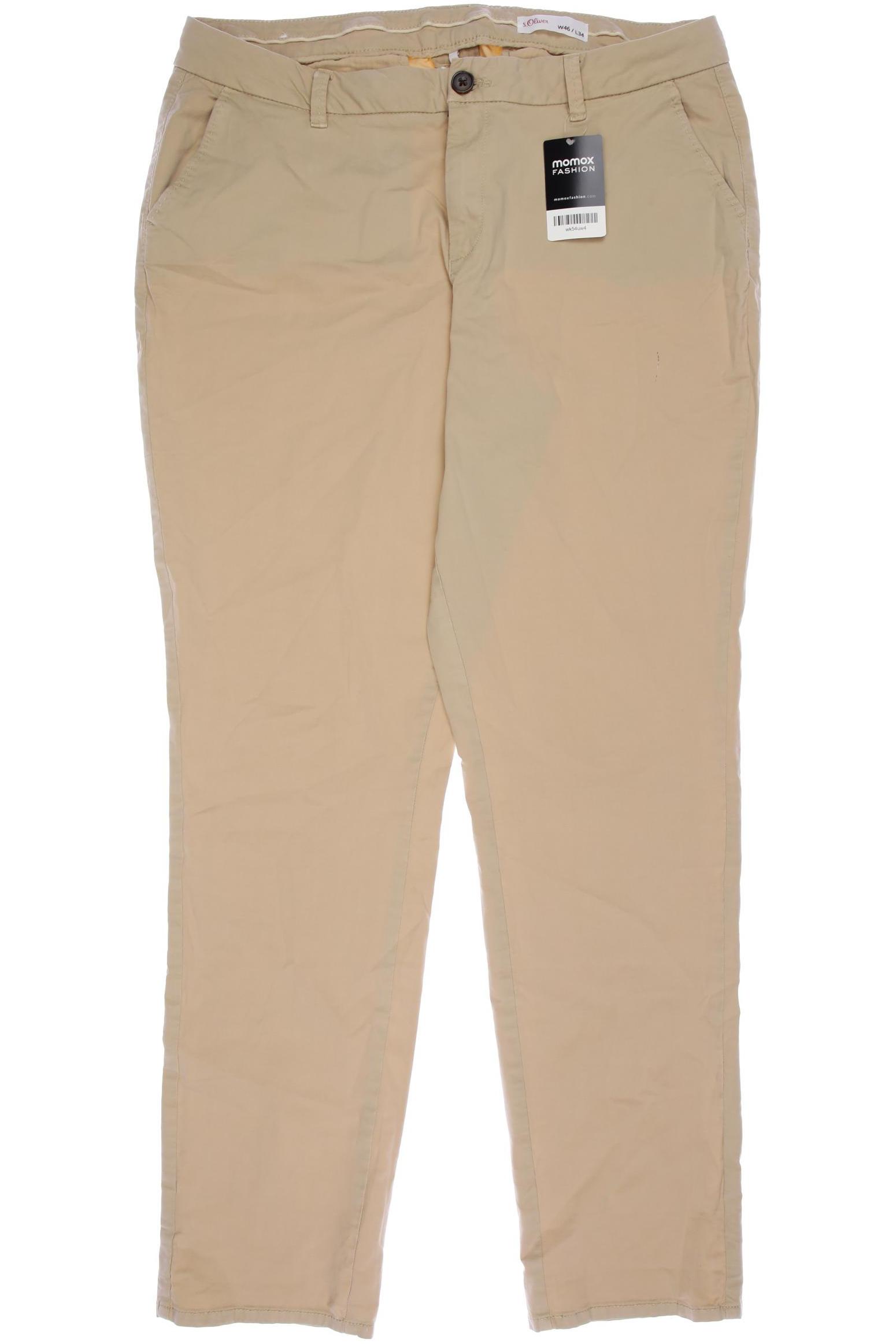 

s.Oliver Damen Stoffhose, beige, Gr. 46