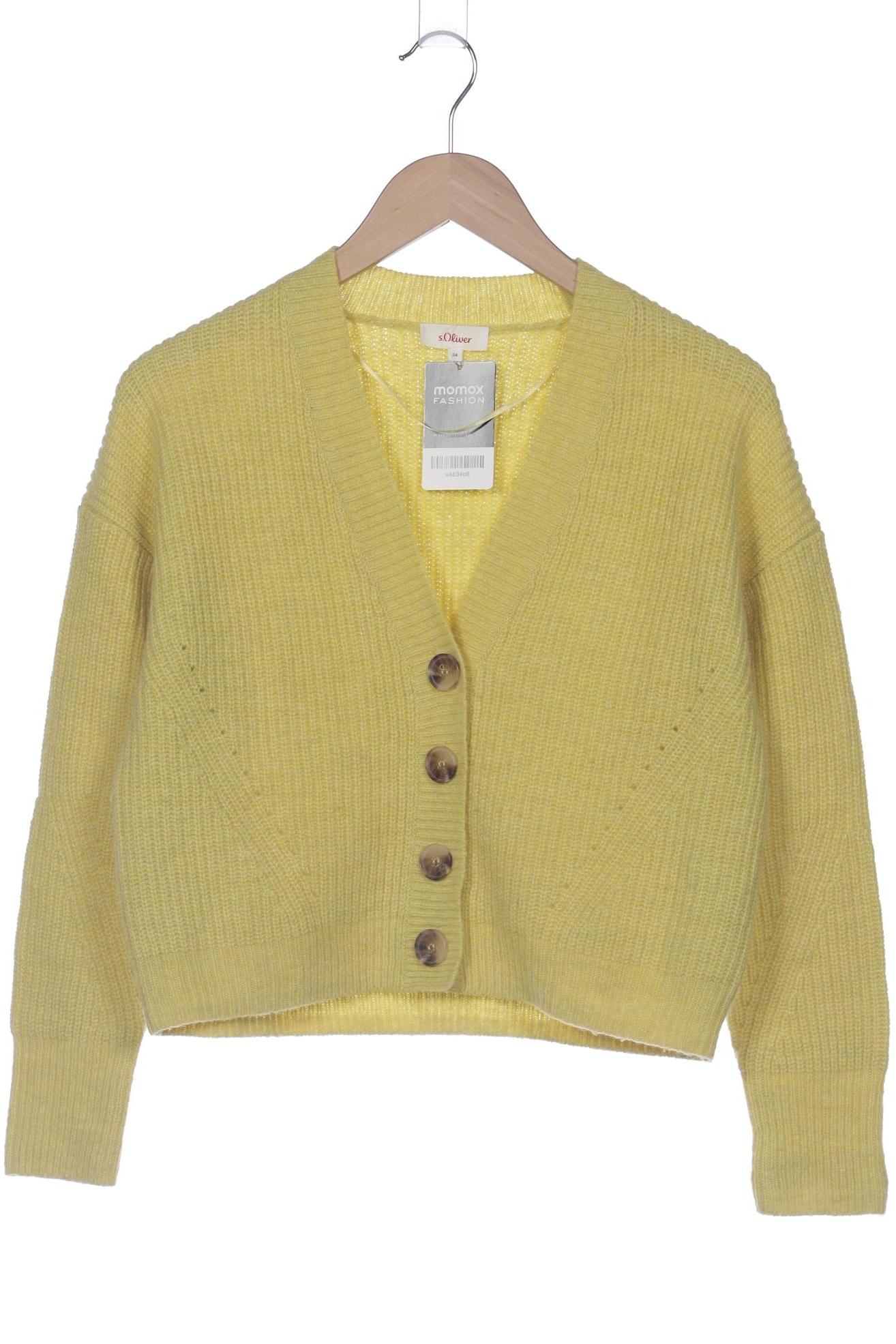 

s.Oliver Damen Strickjacke, grün, Gr. 34