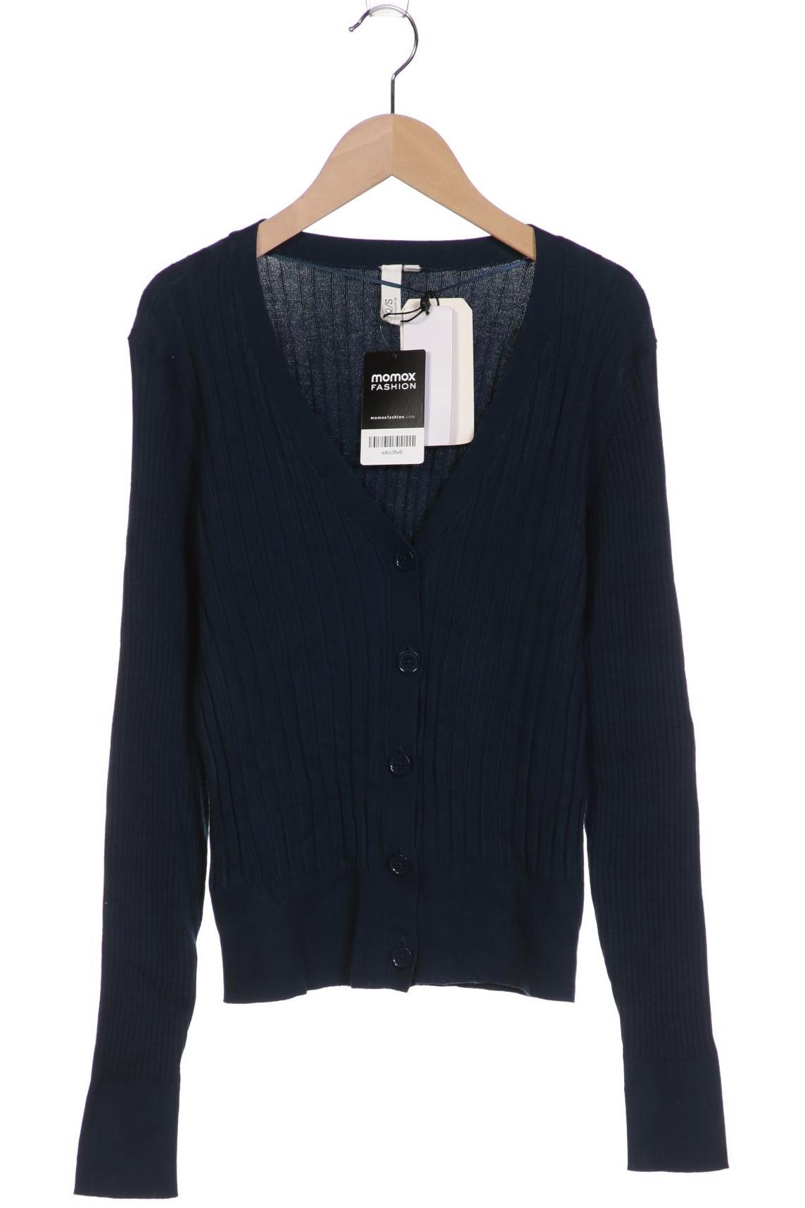 

s.Oliver Damen Strickjacke, marineblau