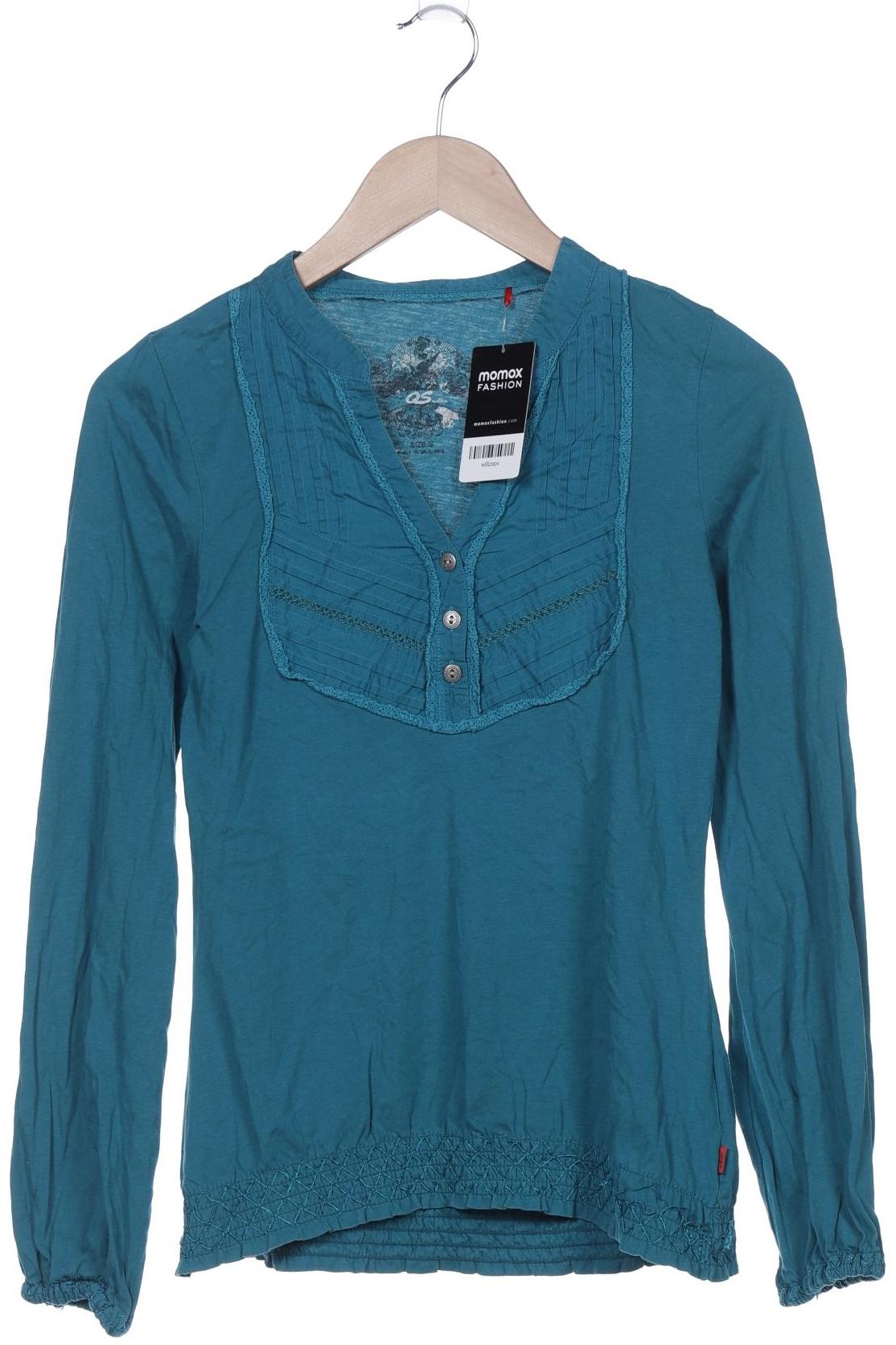 

s.Oliver Damen Langarmshirt, türkis, Gr. 36