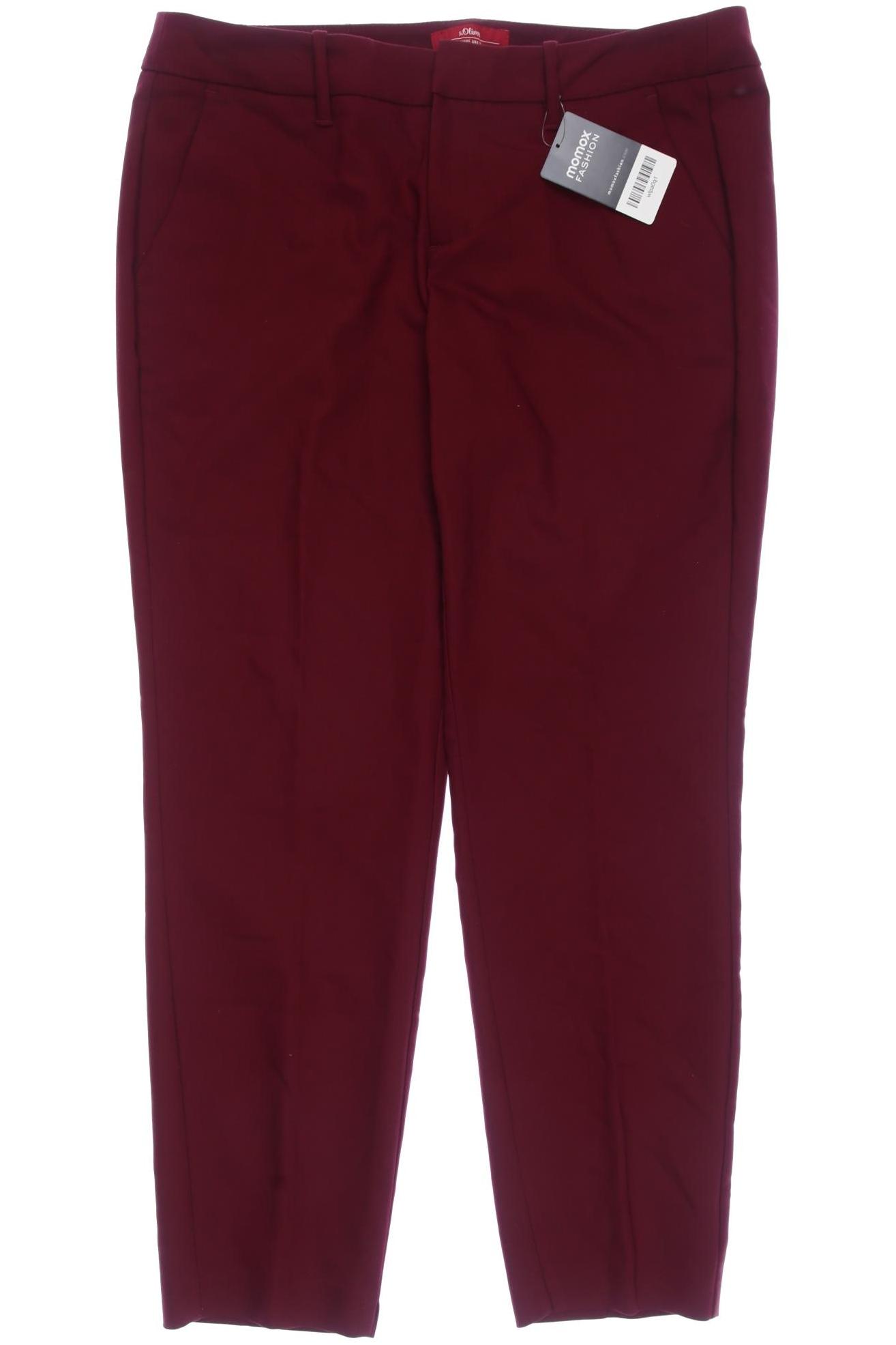 

s.Oliver Damen Stoffhose, bordeaux, Gr. 38