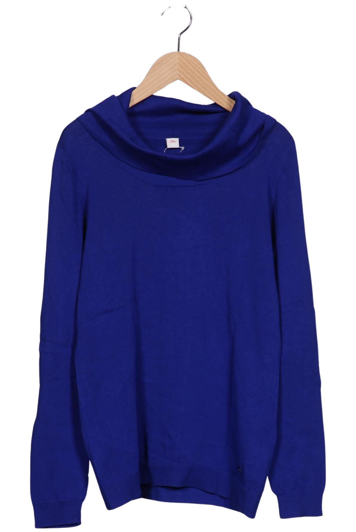 

s.Oliver Damen Pullover, blau, Gr. 38