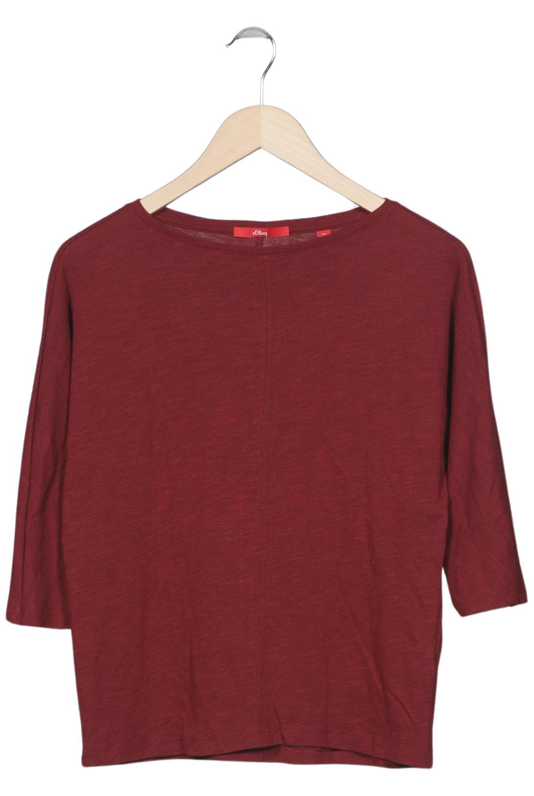 

s.Oliver Damen Langarmshirt, rot, Gr. 36
