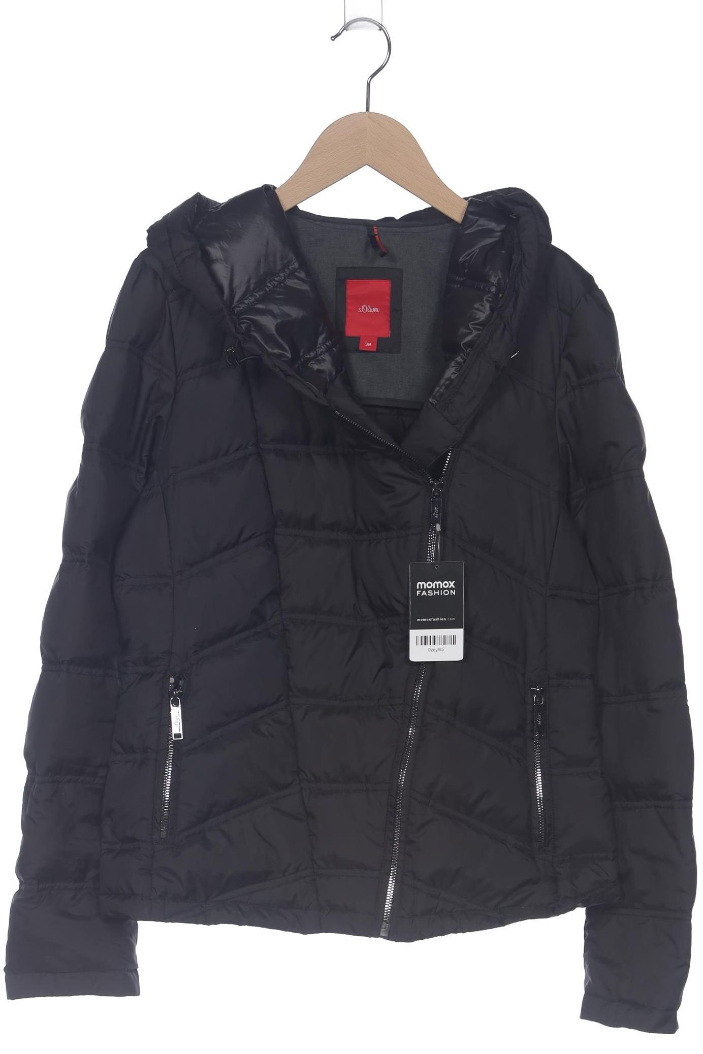 

s.Oliver Damen Jacke, schwarz, Gr. 38