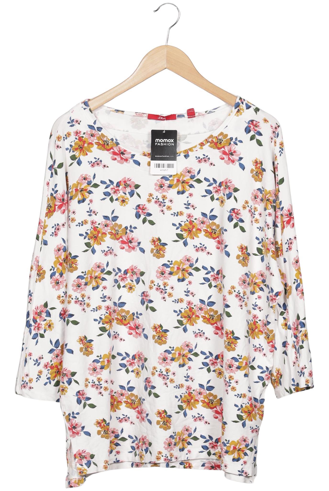 

s.Oliver Damen Langarmshirt, weiß, Gr. 44