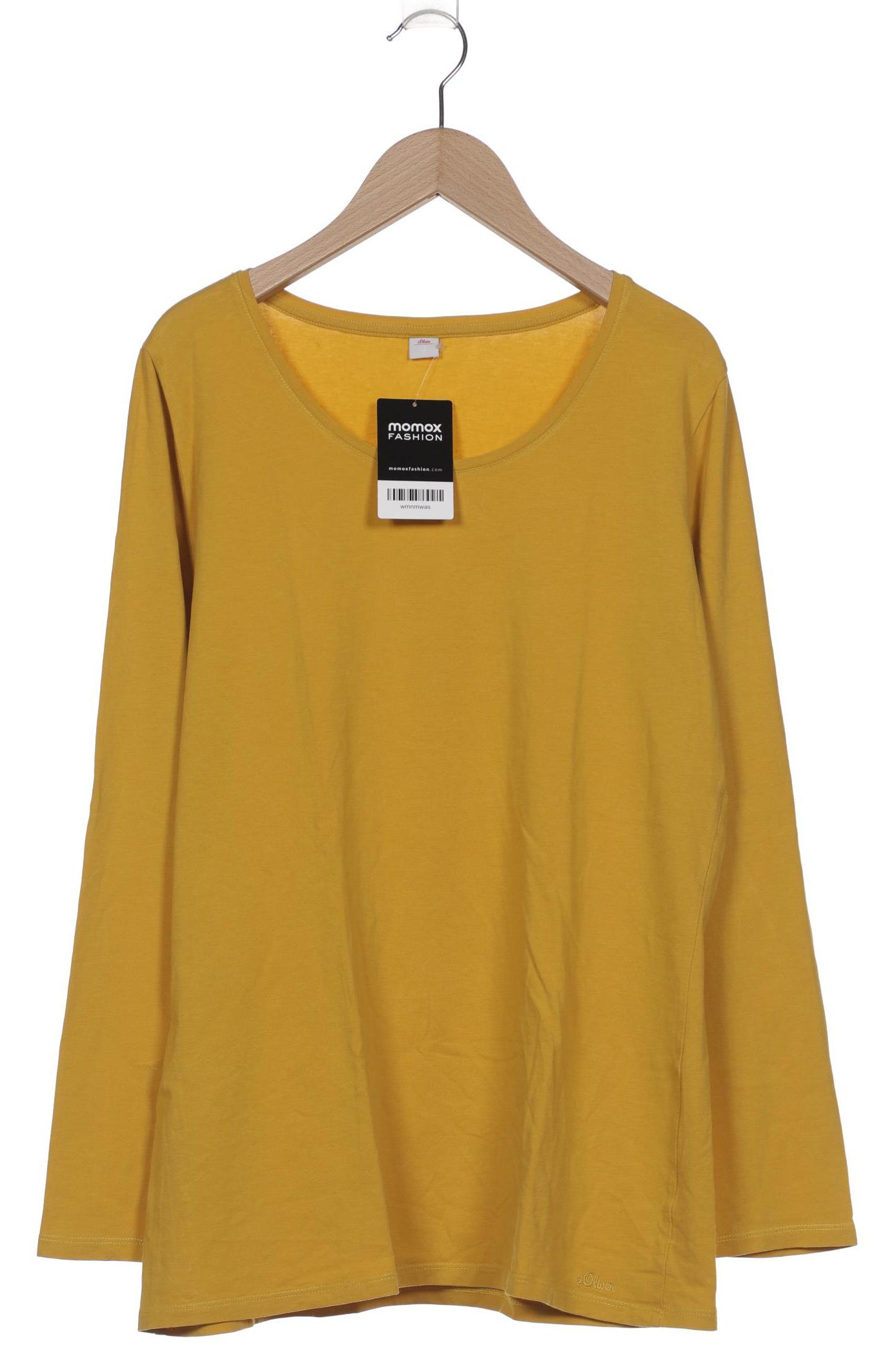 

s.Oliver Damen Langarmshirt, gelb, Gr. 44