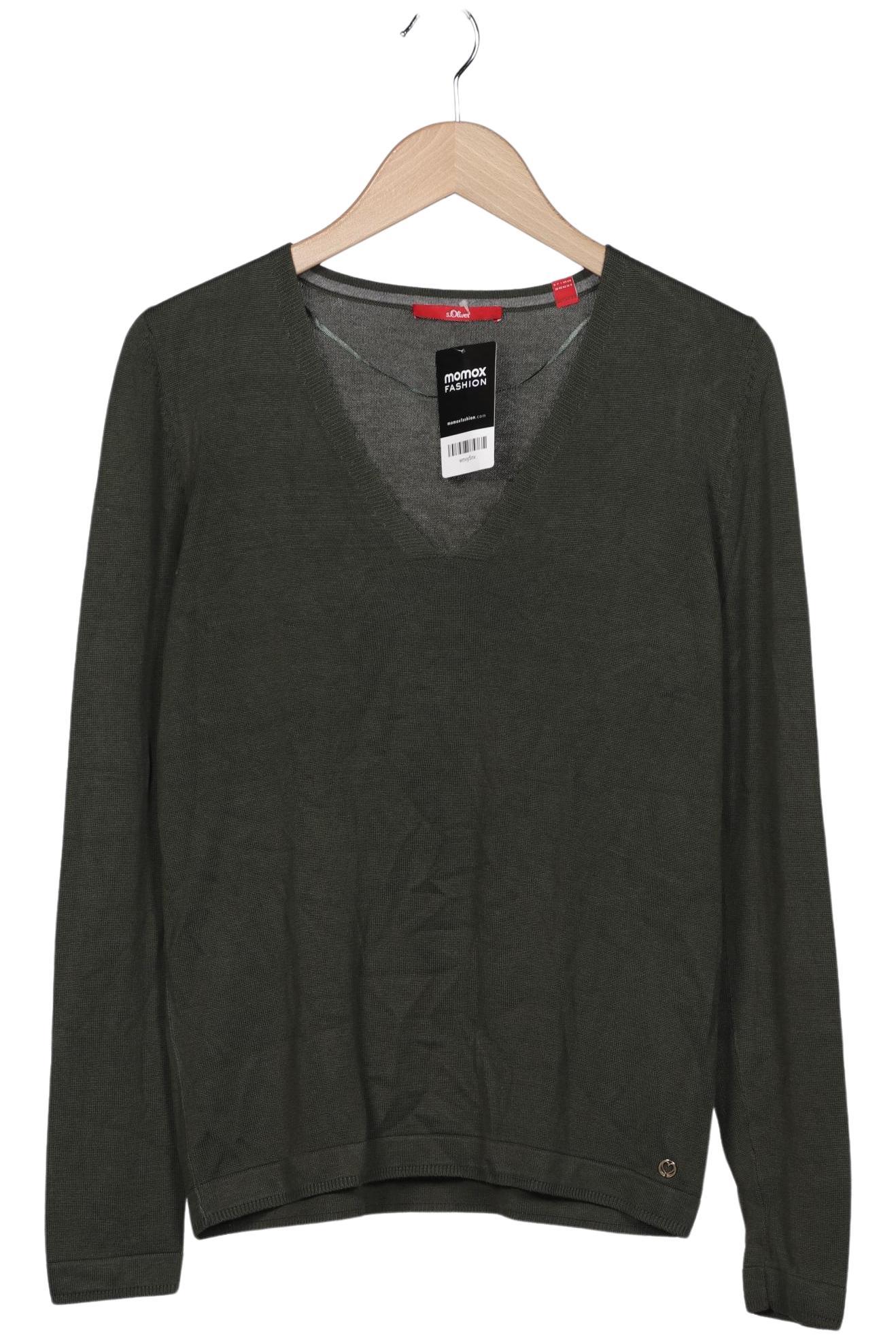 

s.Oliver Damen Pullover, grün, Gr. 38