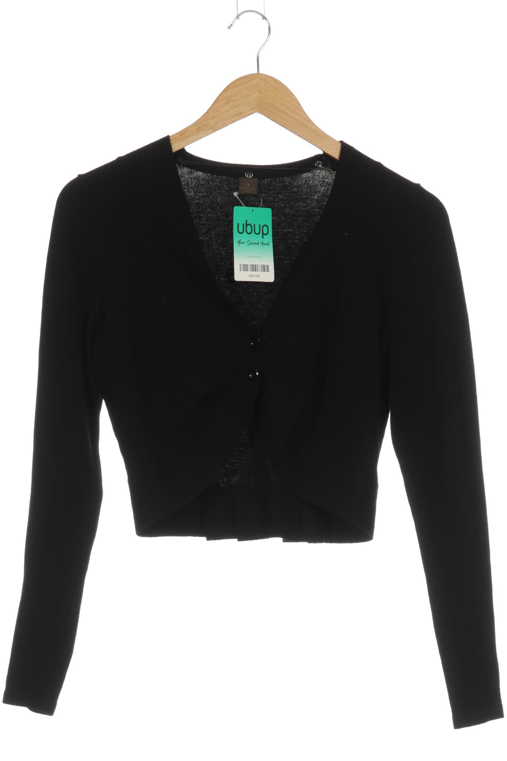 

s.Oliver Damen Strickjacke, schwarz, Gr. 36