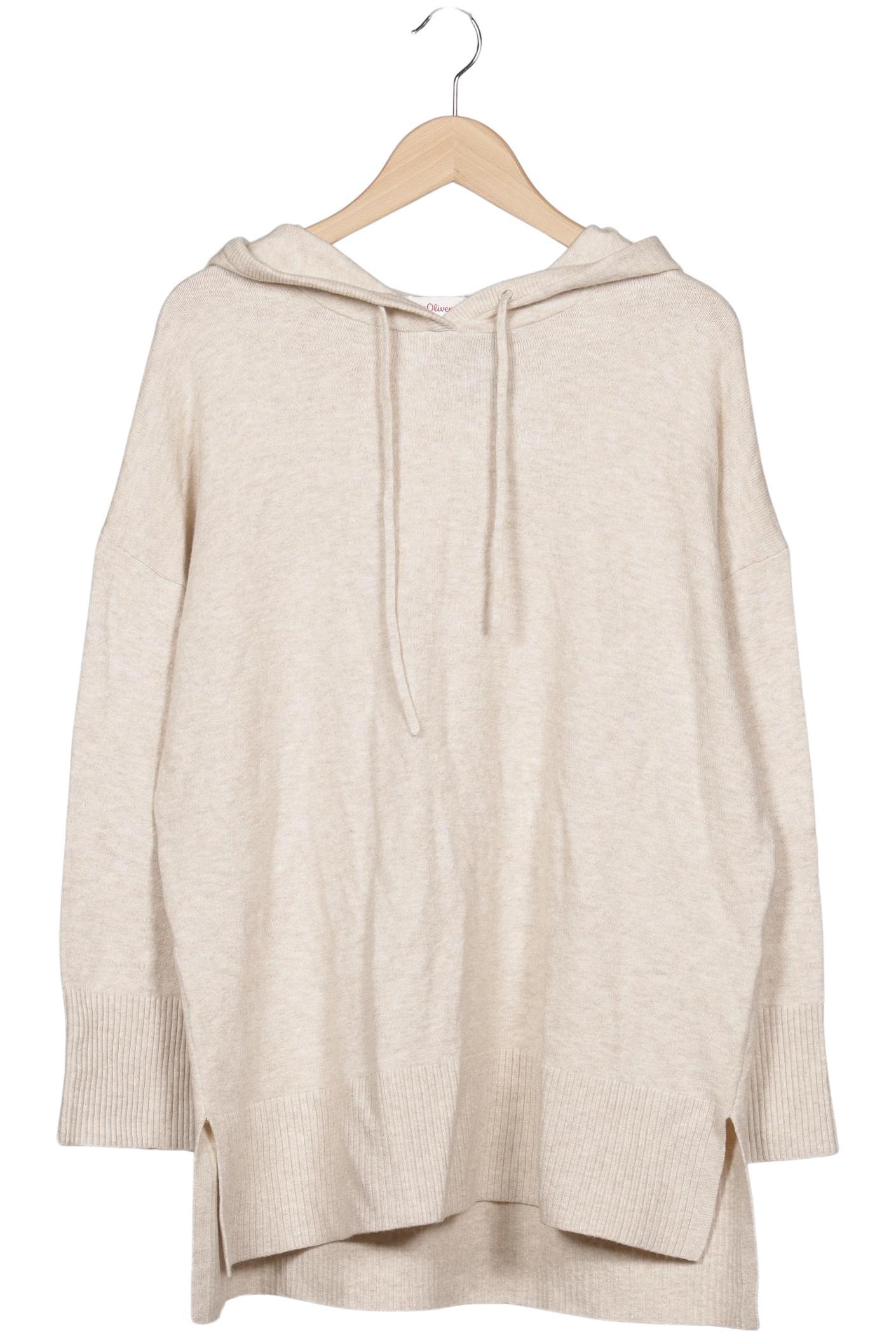 

s.Oliver Damen Kapuzenpullover, beige, Gr. 42