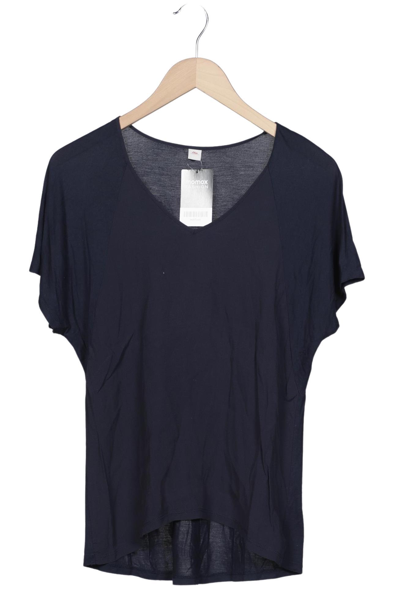 

s.Oliver Damen T-Shirt, marineblau, Gr. 38