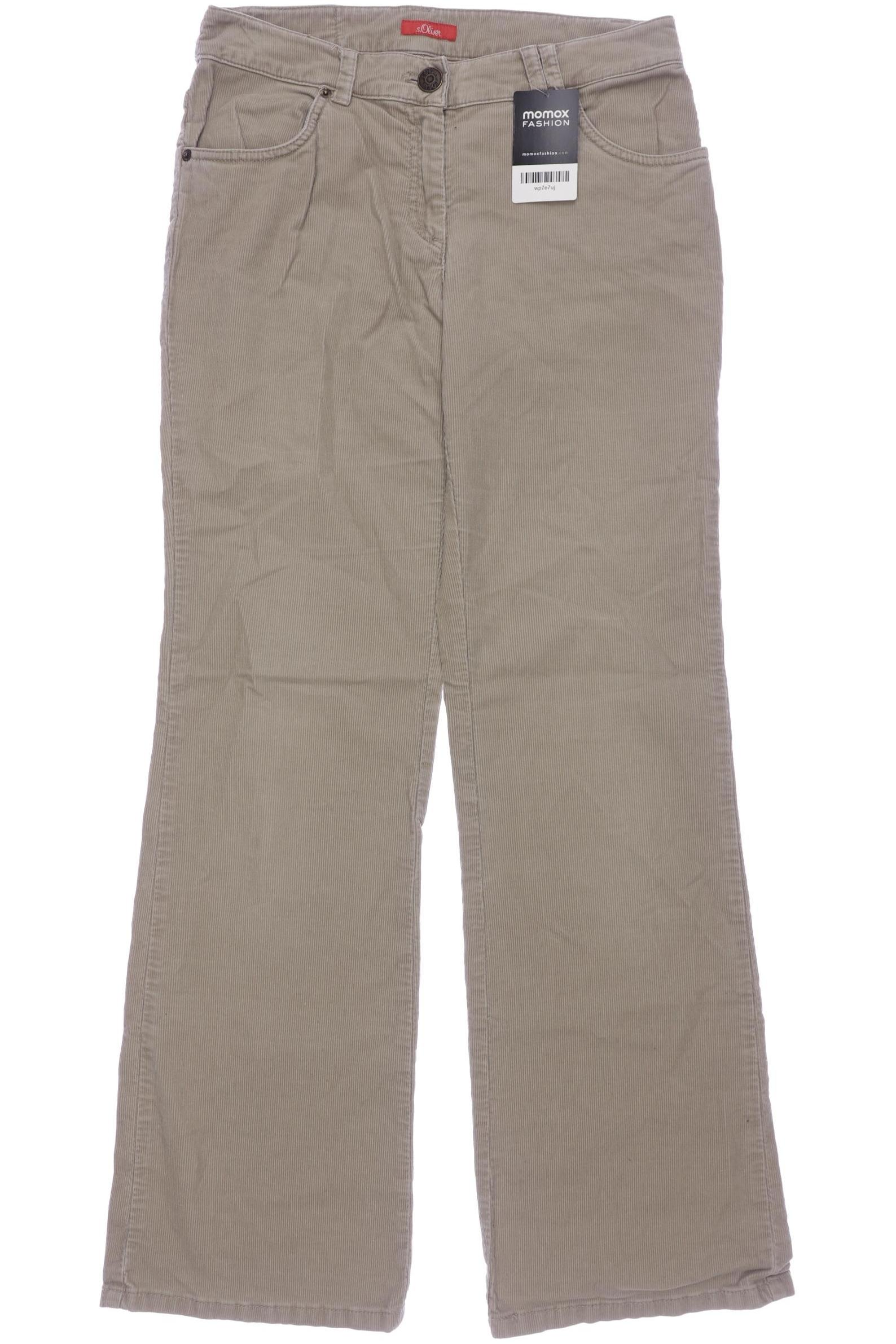 

s.Oliver Damen Stoffhose, beige, Gr. 34