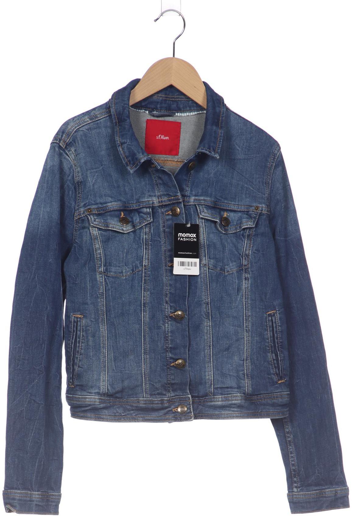 

s.Oliver Damen Jacke, blau, Gr. 38