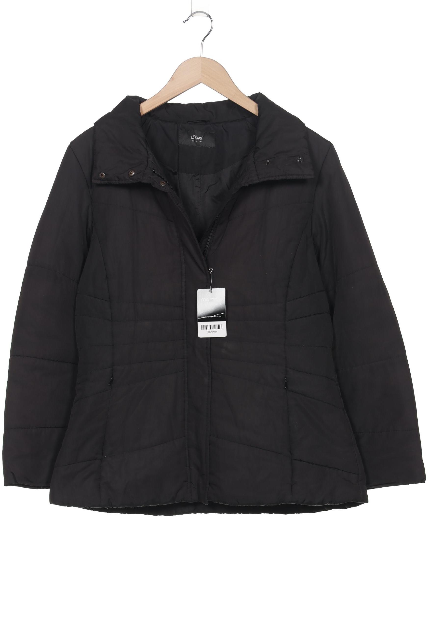 

s.Oliver Damen Jacke, schwarz, Gr. 38